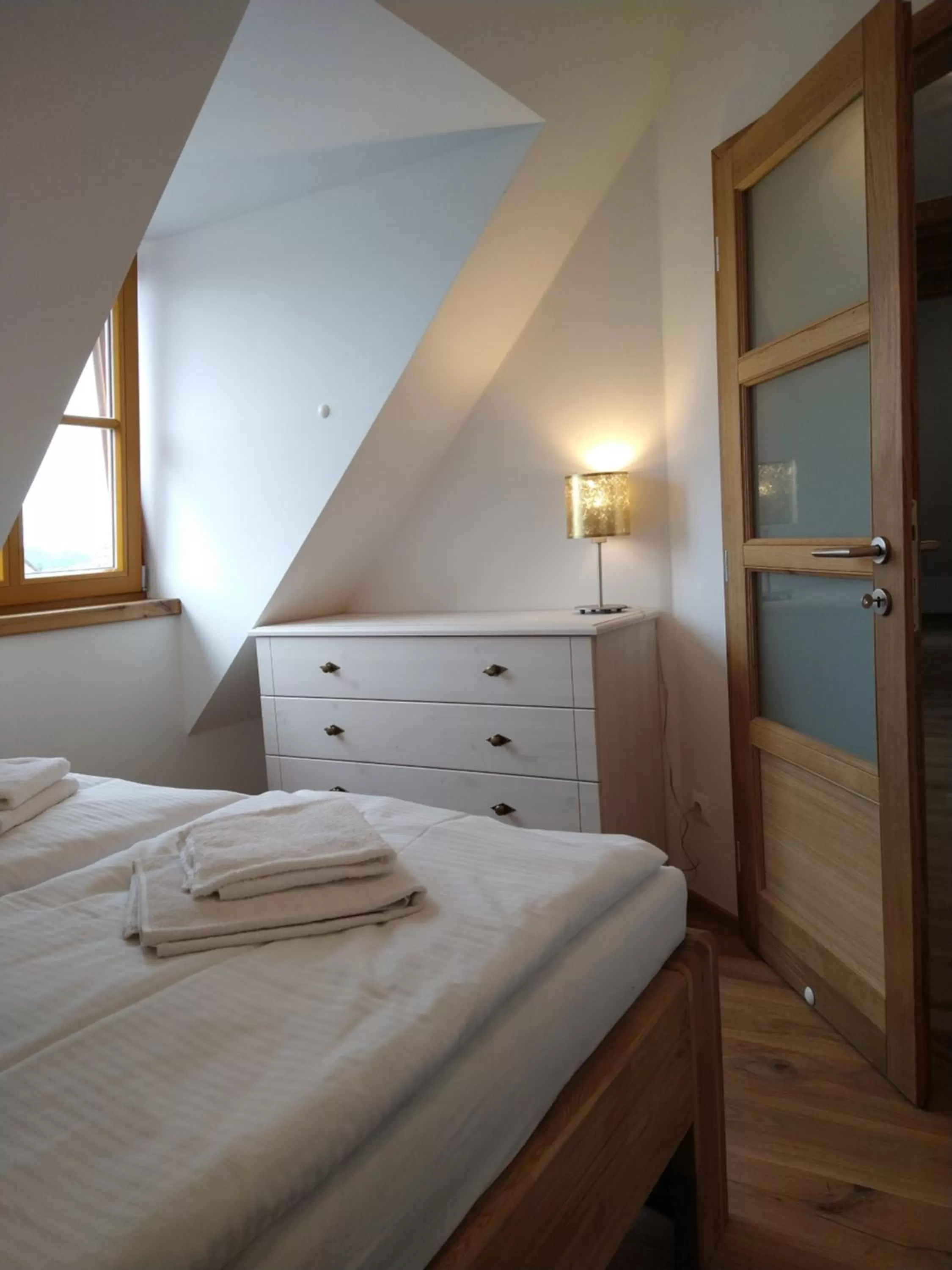 Bed in Apartmány Malý mnich