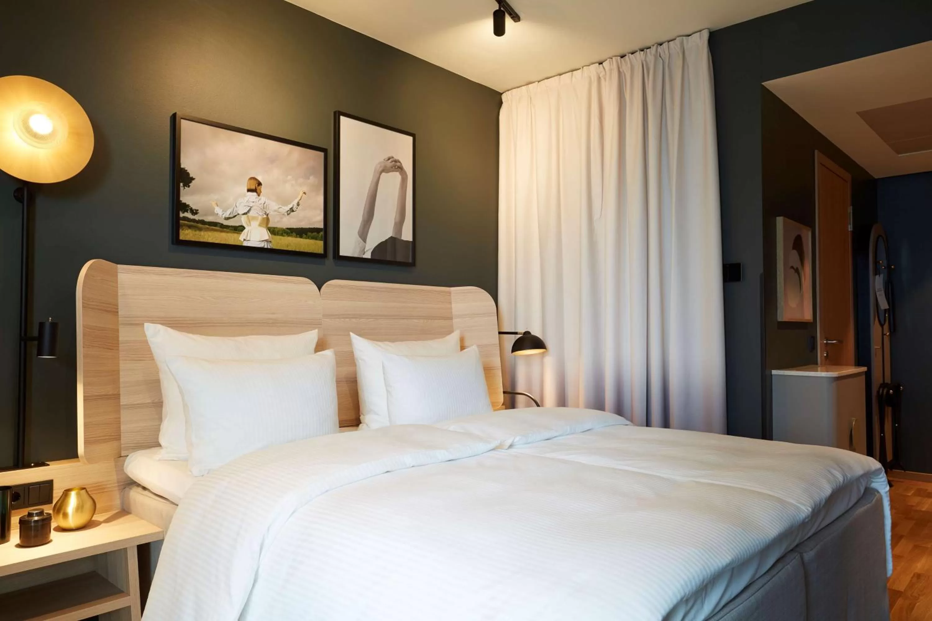 Bedroom, Bed in Scandic Frankfurt Hafenpark