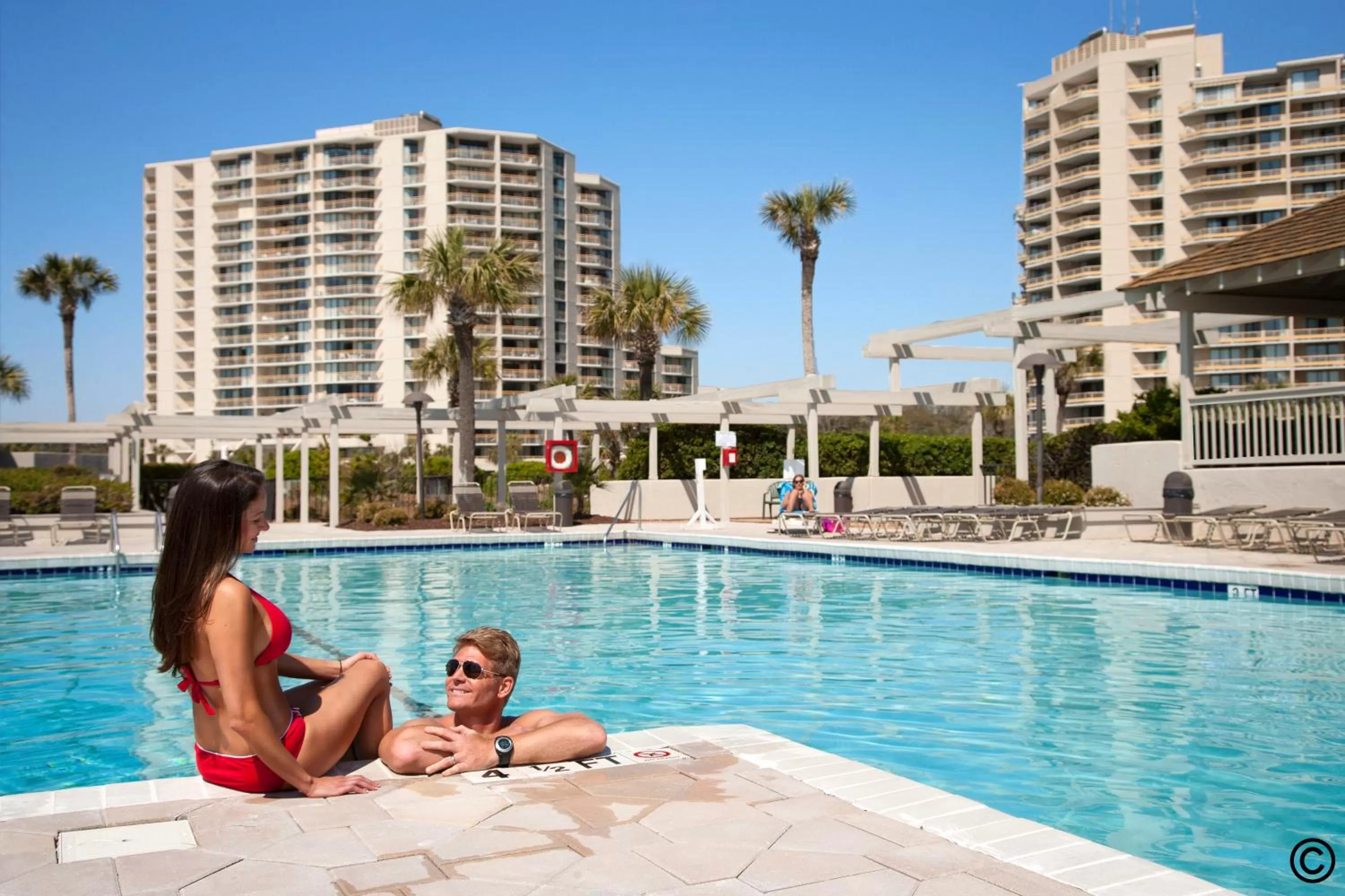 Swimming pool in Ocean Creek Resort