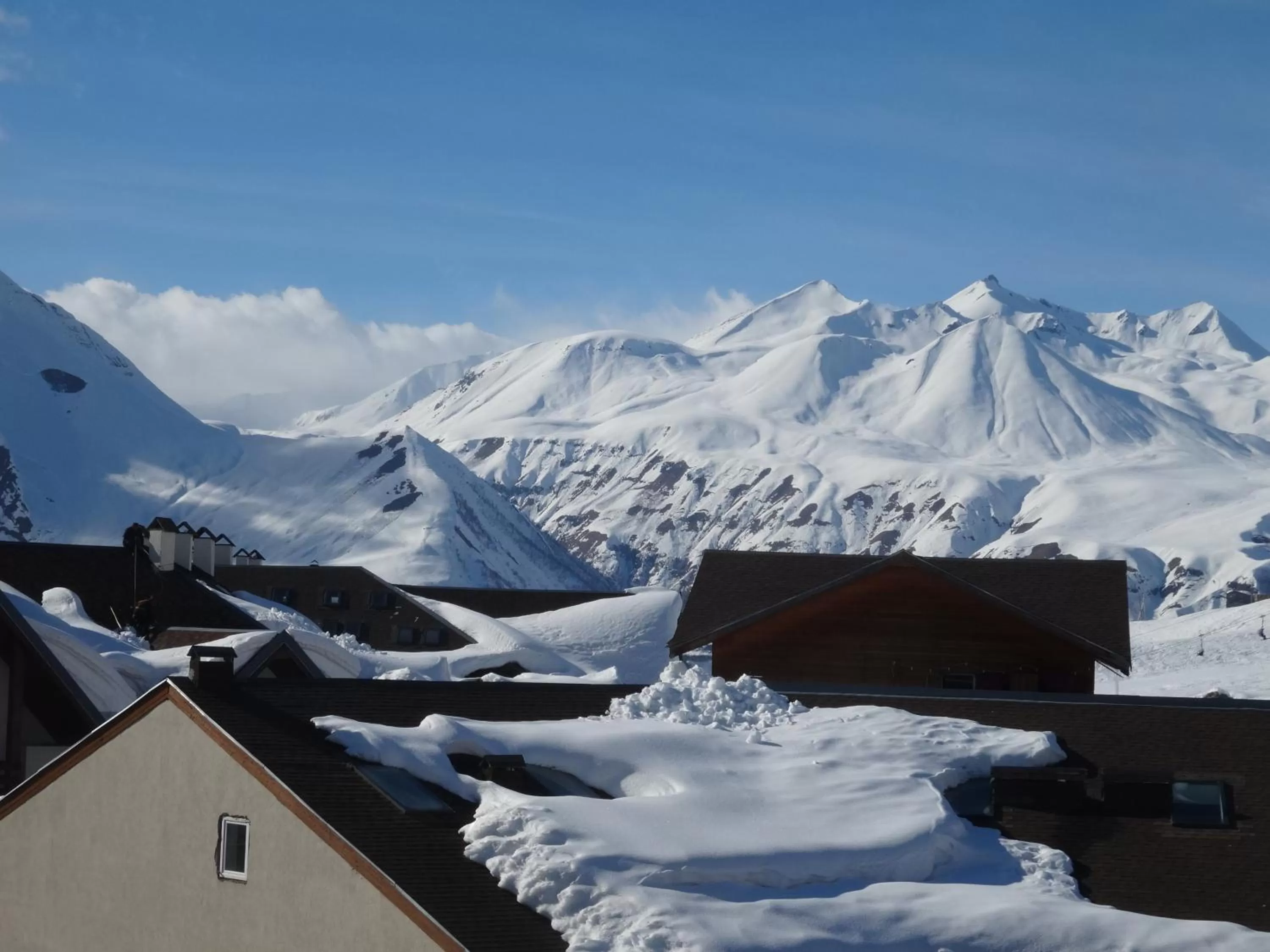 Winter in Frozen View New Gudauri