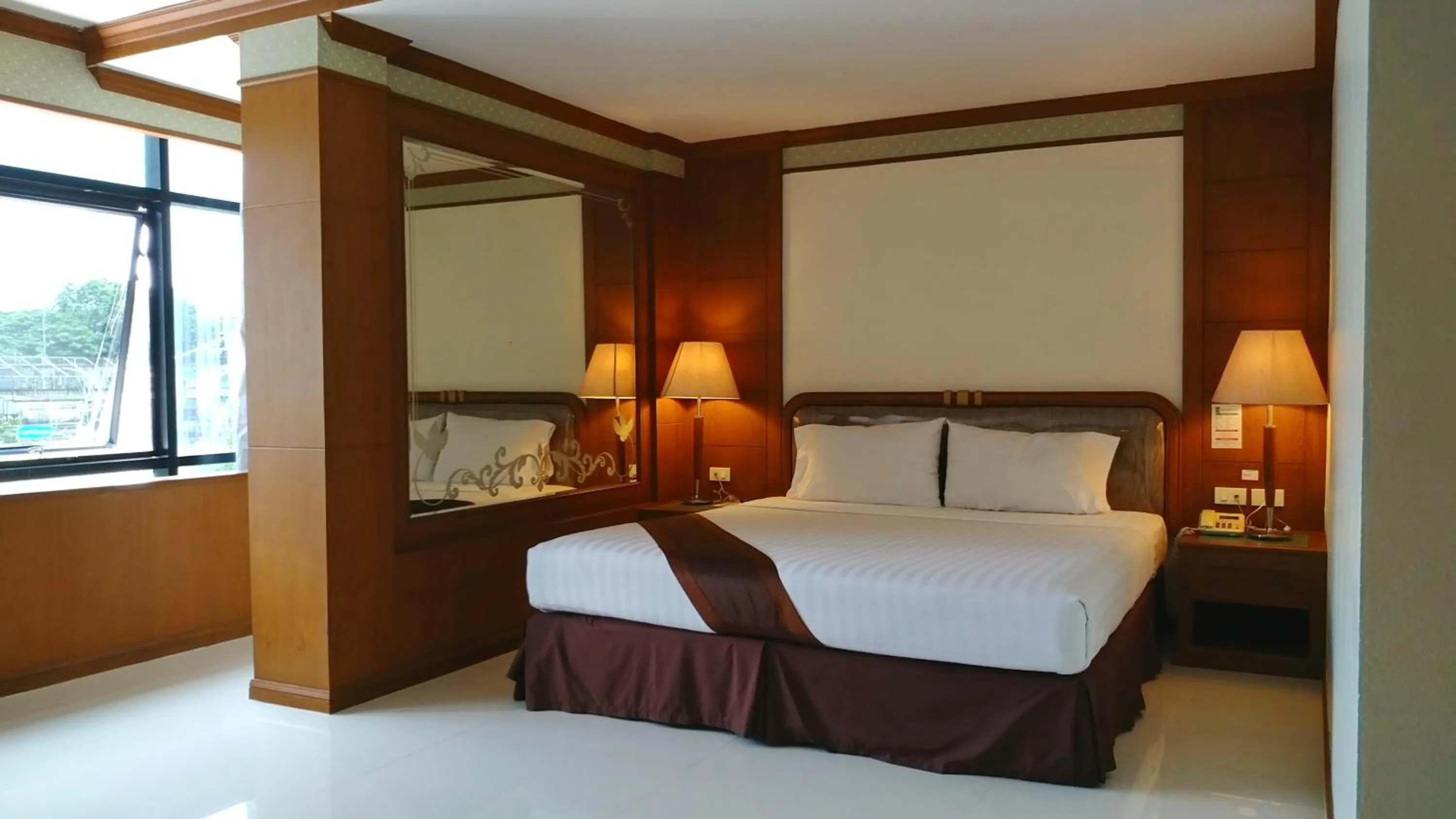 Bed in Grand Park Hotel
