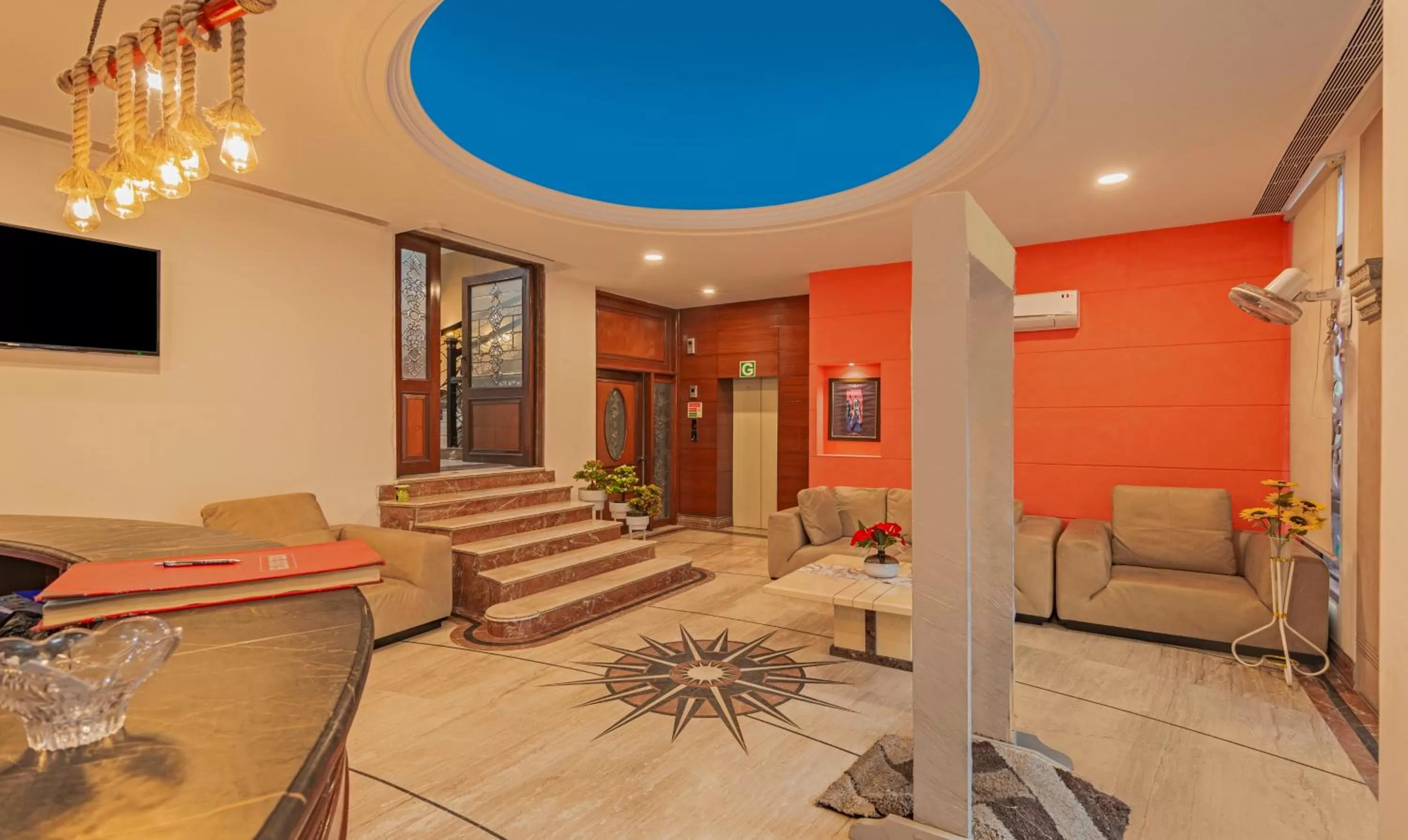 Seating area in Treebo Trend Corporate Park