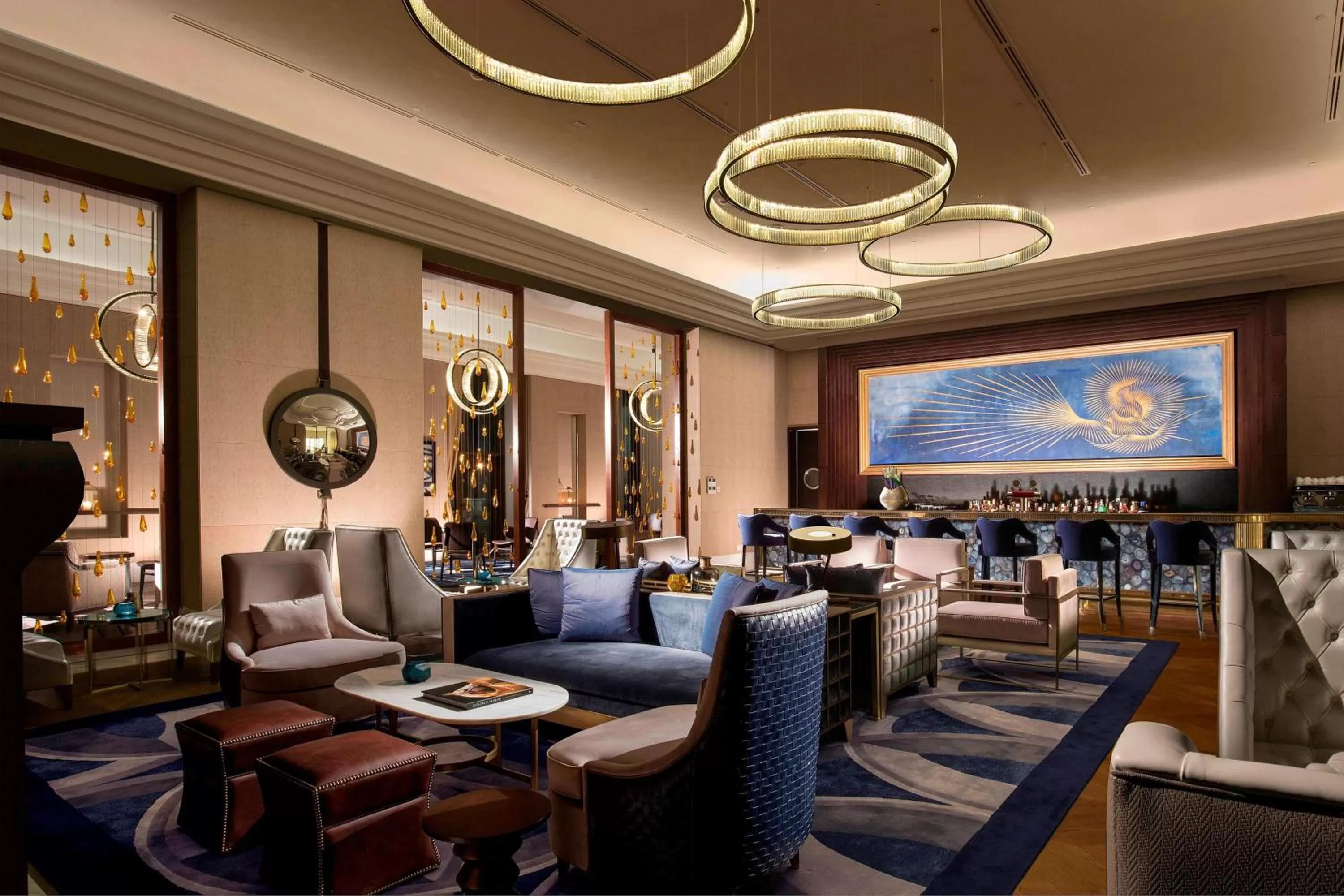 Lounge or bar in The St. Regis Astana