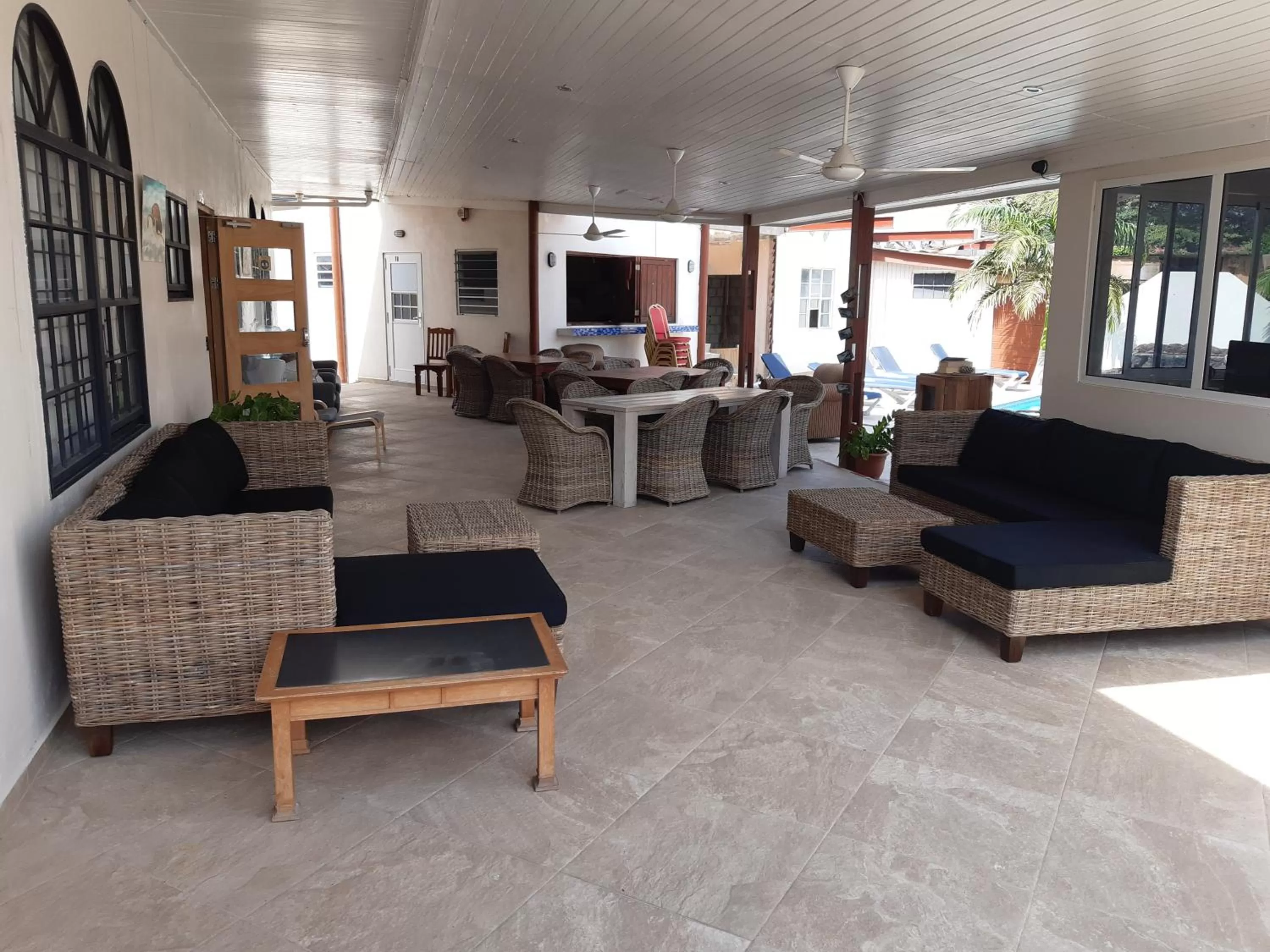 Dining area in Boca Simon Vacation Curacao