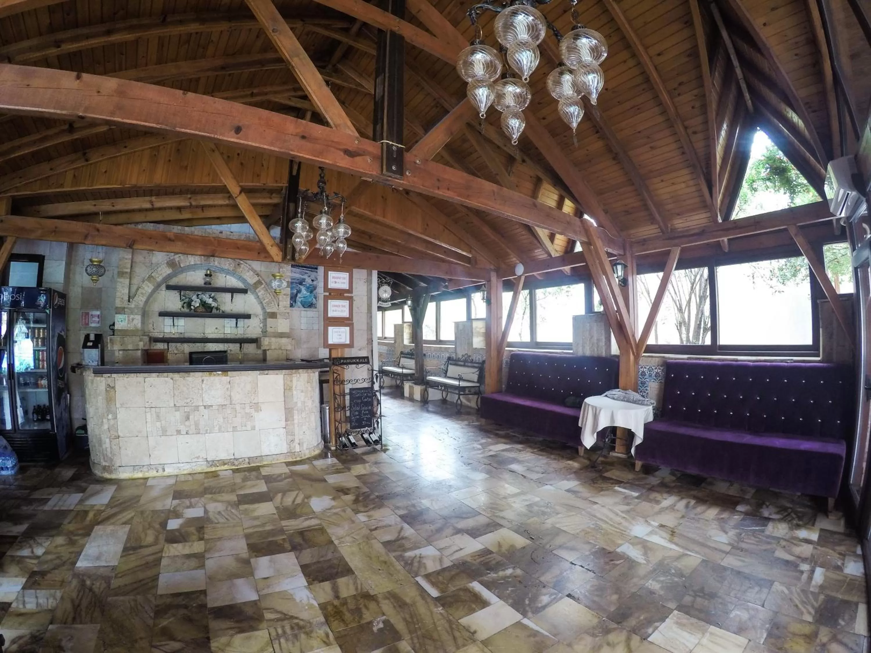 Lobby or reception in Melrose Pansiyon