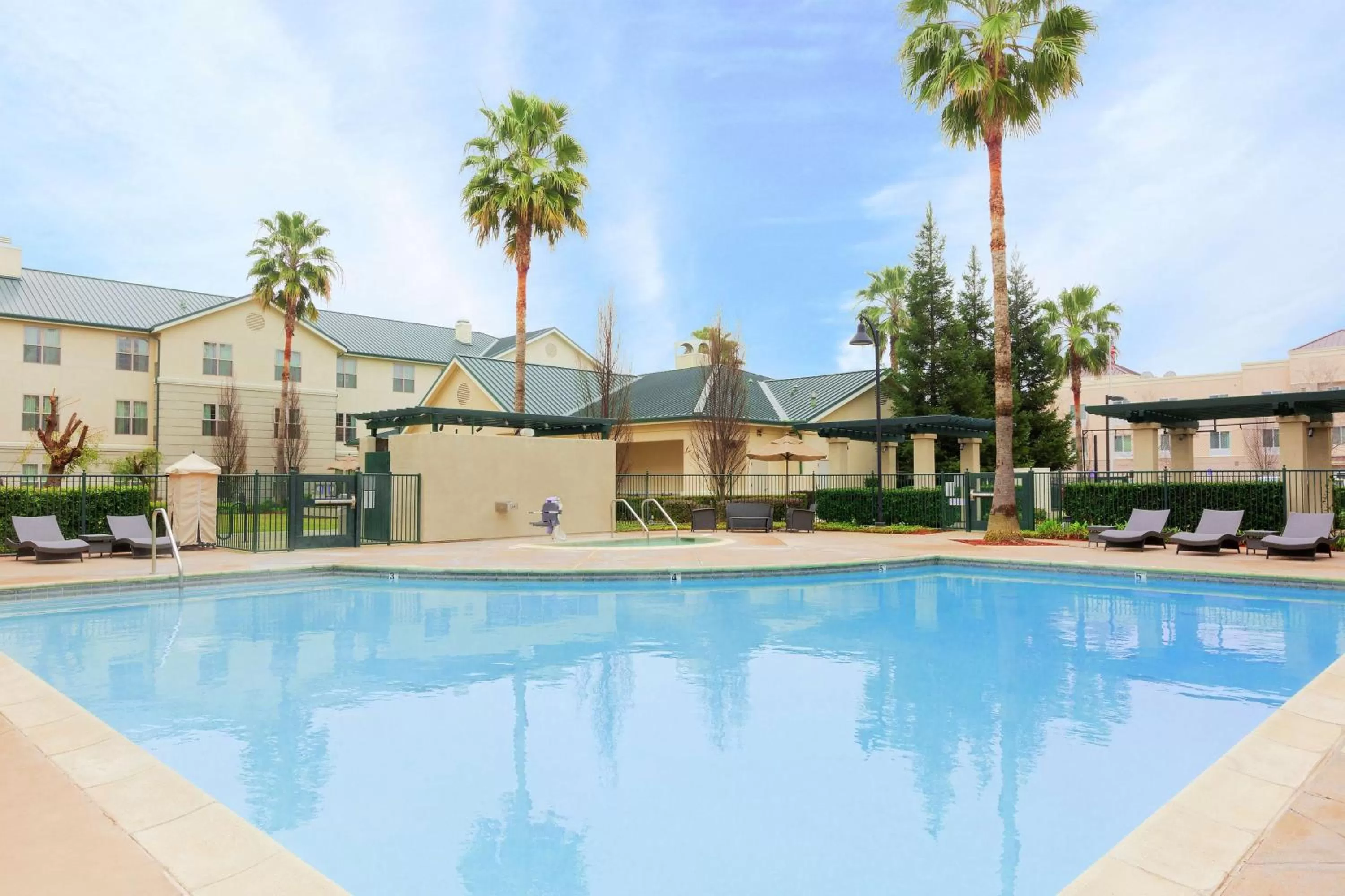 Pool view in Homewood Suites by Hilton Sacramento Airport-Natomas