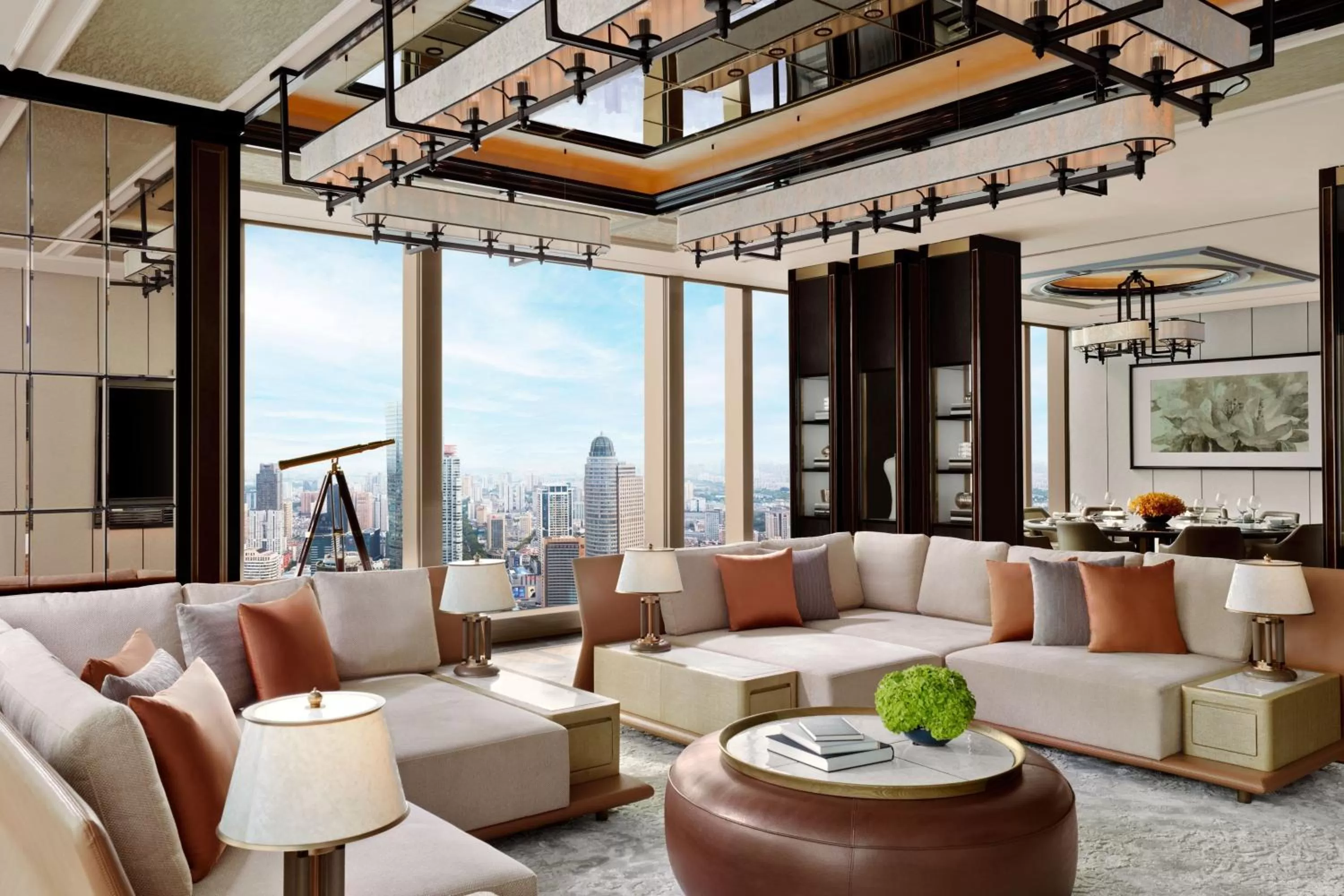 Living room in The Ritz-Carlton, Nanjing