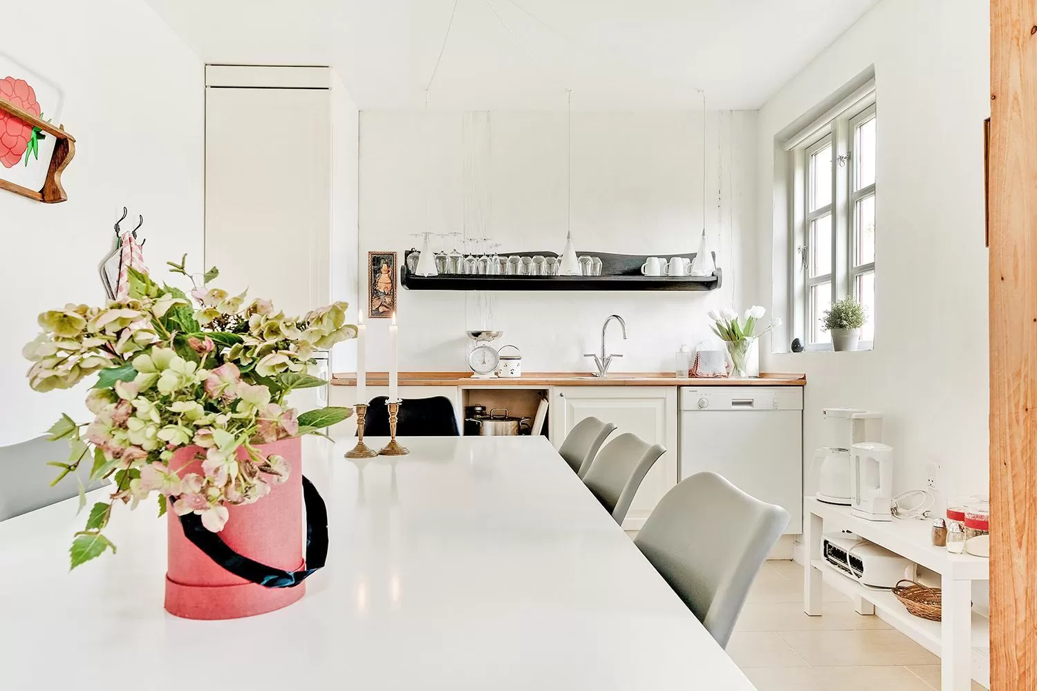 Kitchen or kitchenette in Åløkke BnB
