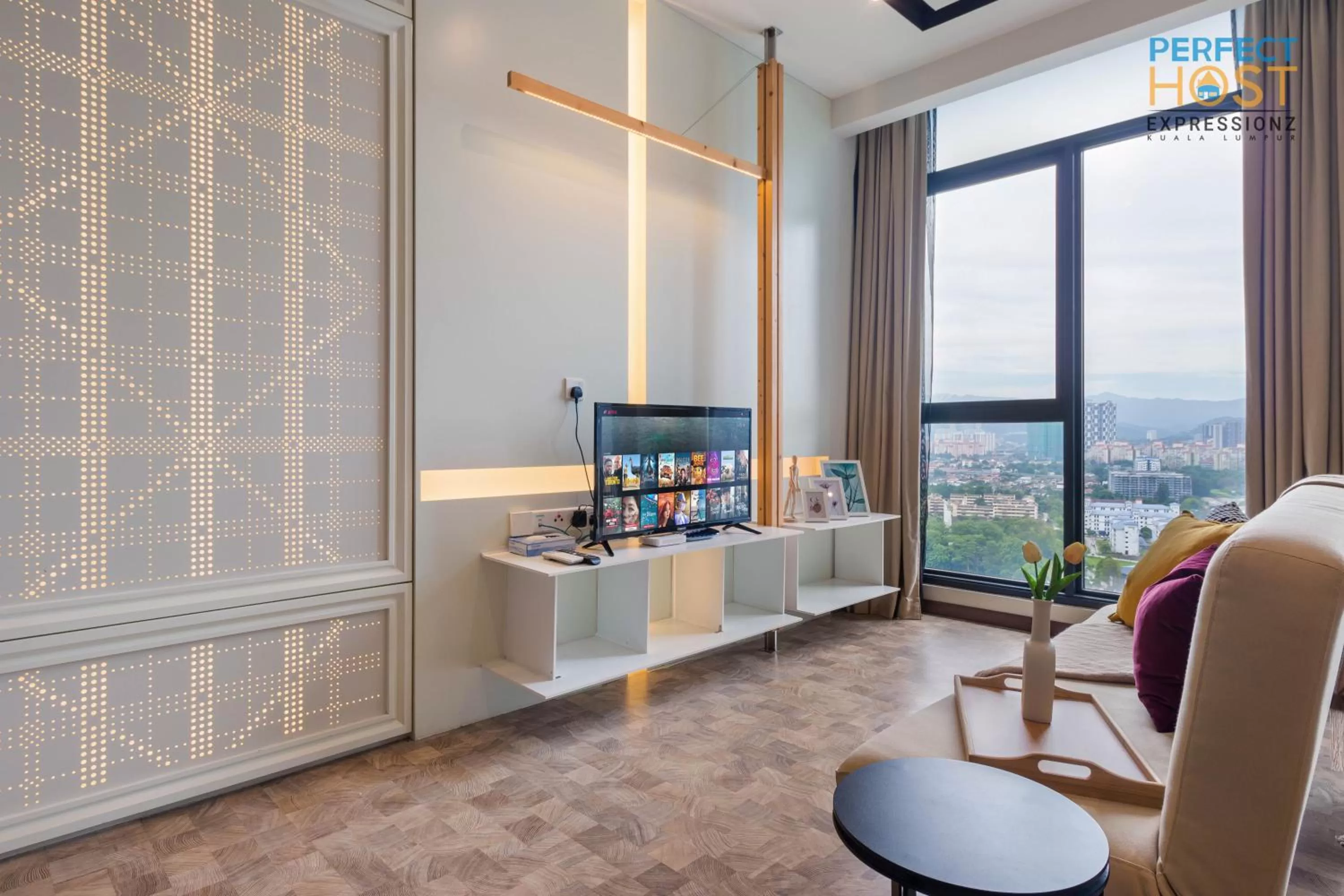 TV and multimedia in Expressionz Suites KL by Perfect Host