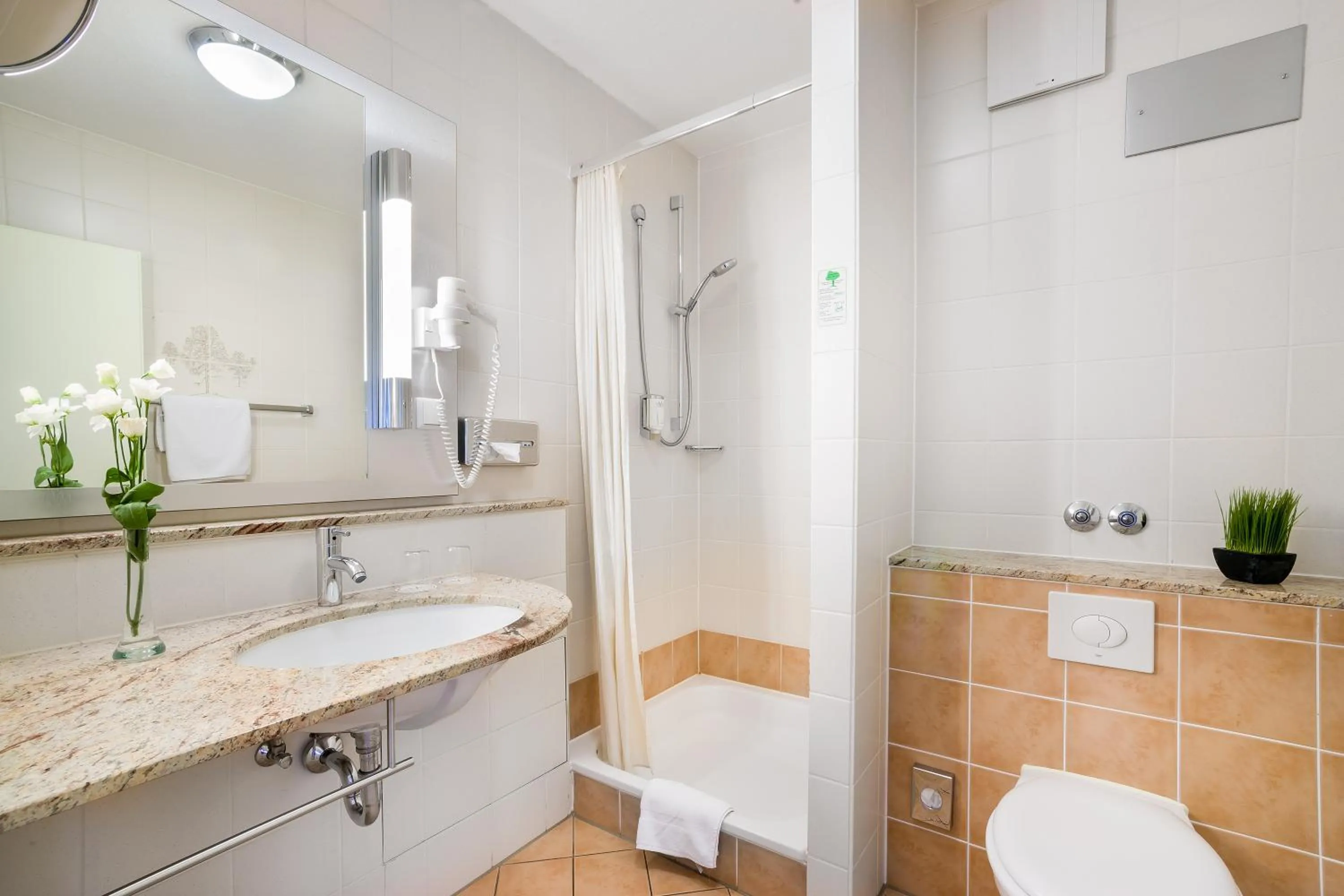 Bathroom in Hotel Rega Stuttgart