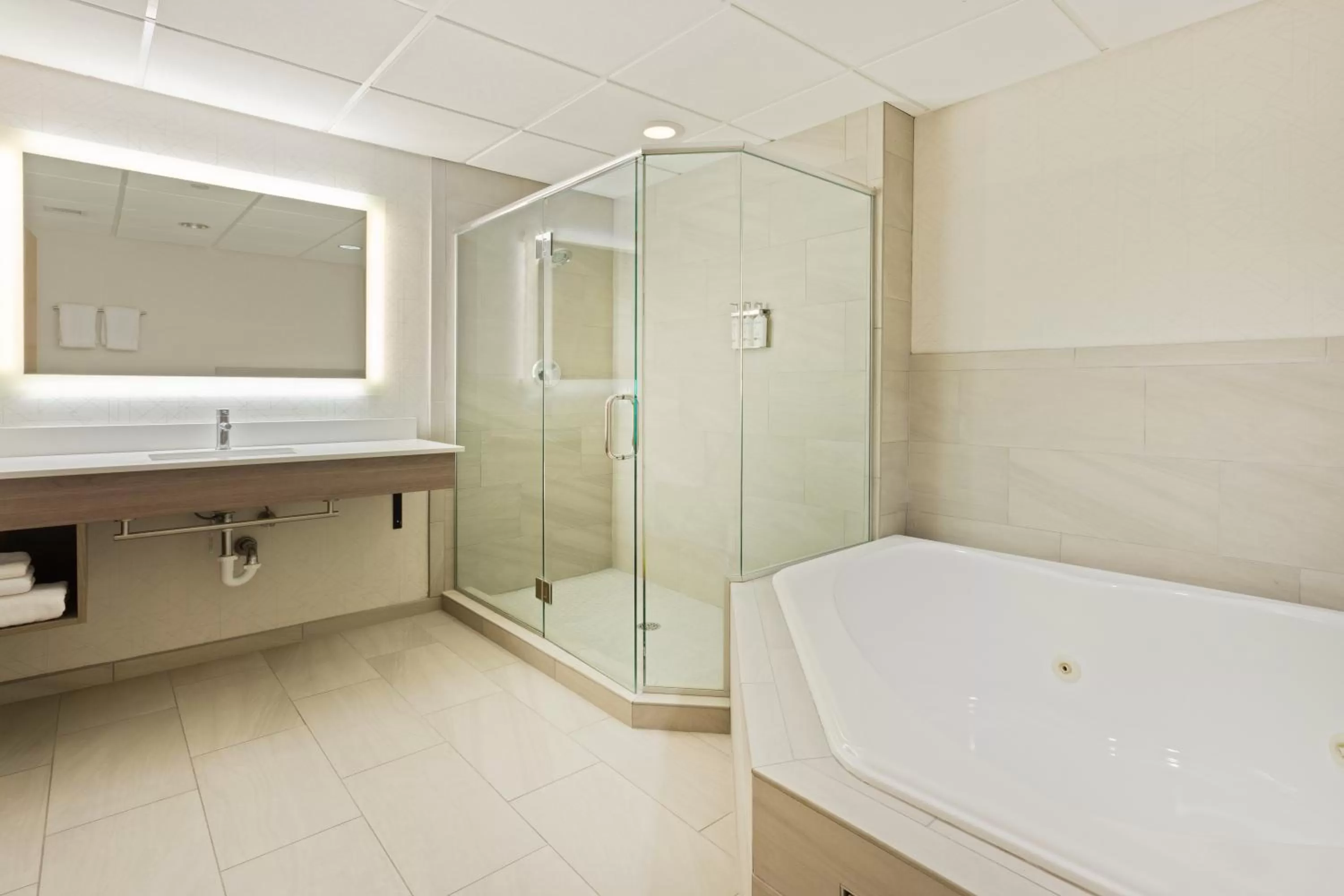 Bathroom in Holiday Inn Express Hauppauge-Long Island by IHG