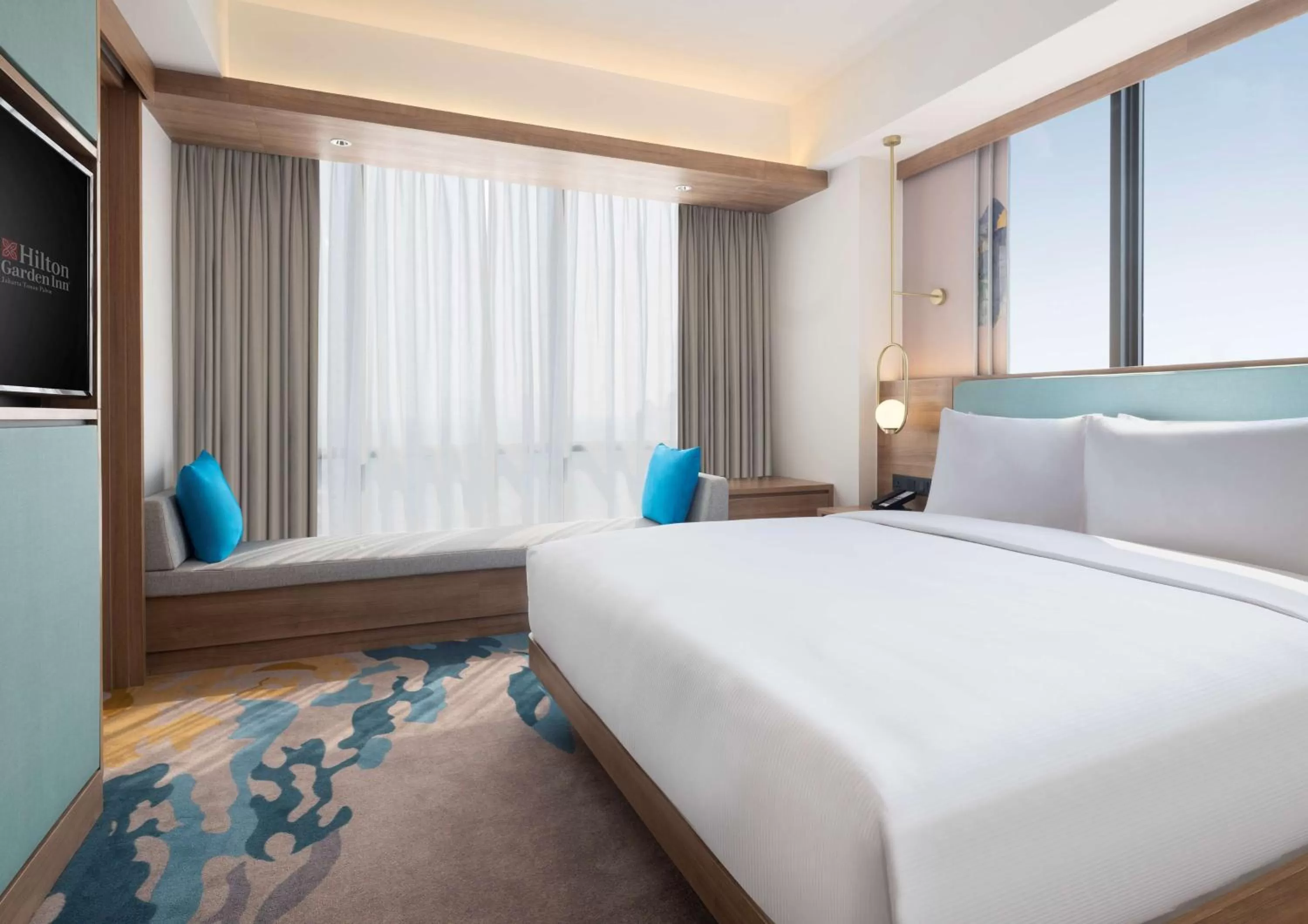 Bed in Hilton Garden Inn Jakarta Taman Palem
