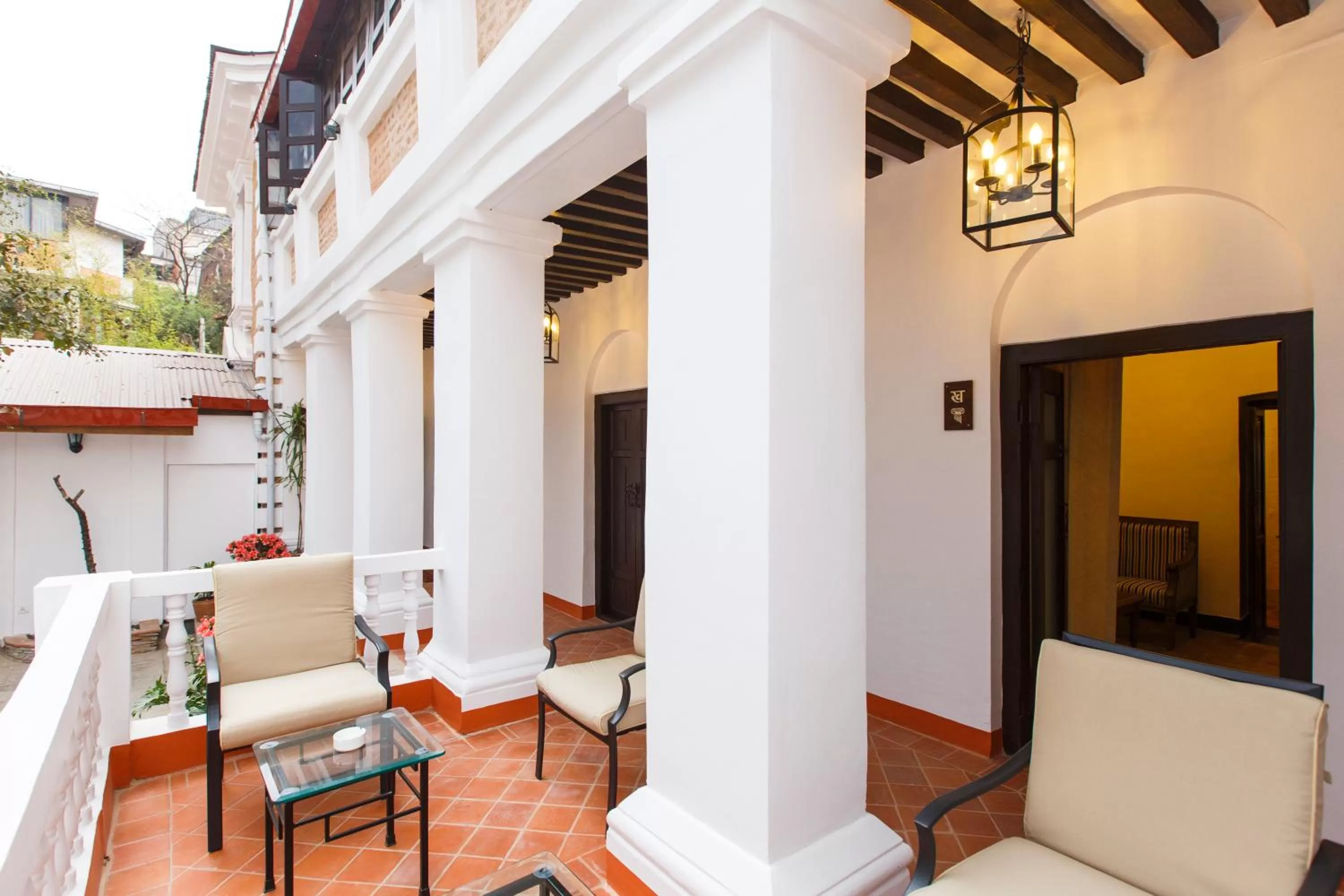 Property building in Thamel Villa Heritage Hotel
