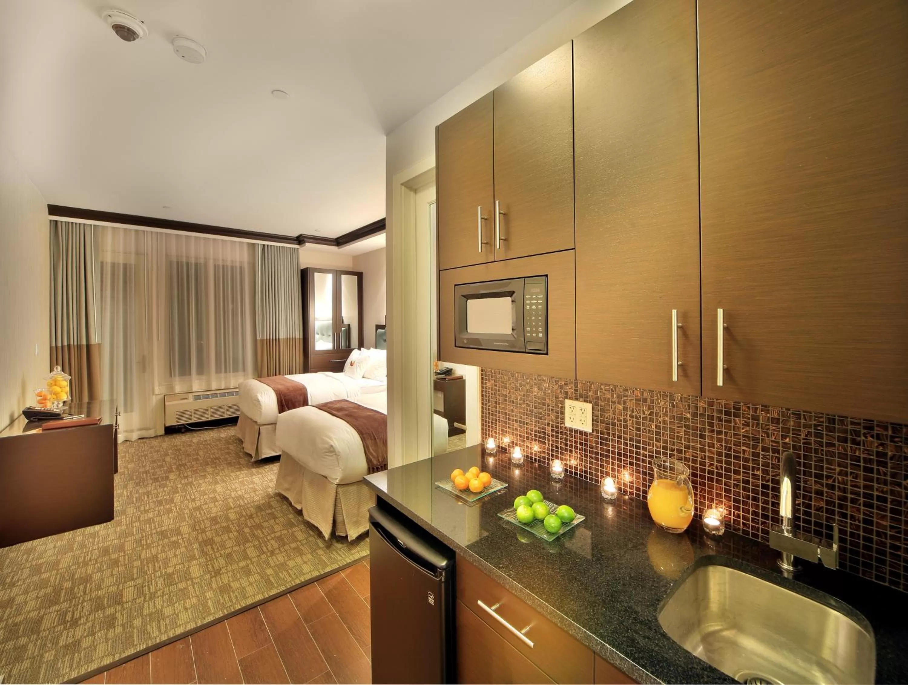 Photo of the whole room, Bed in Aura Hotel Brooklyn