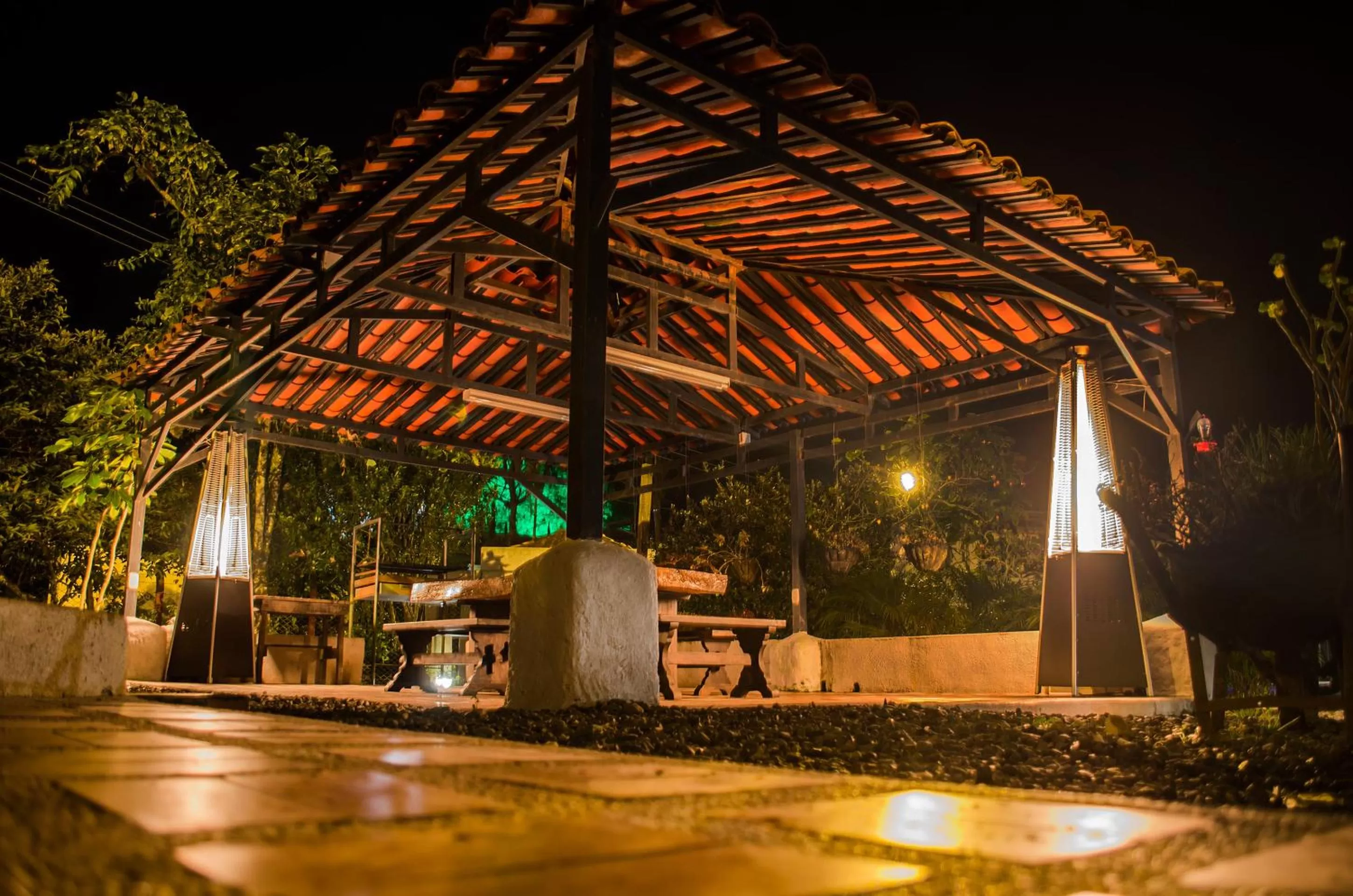 Patio in Finca Campestre La Adelita B&B