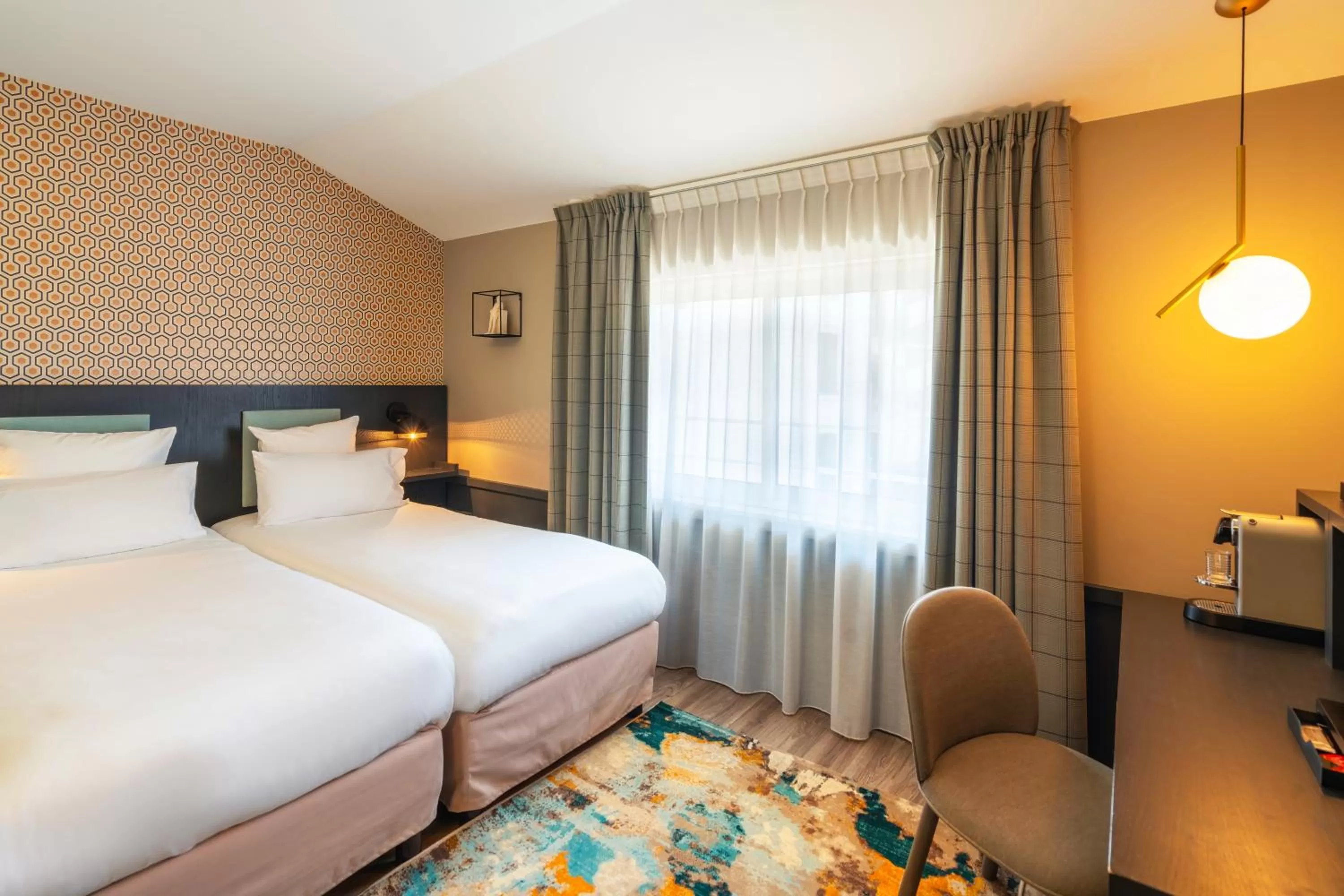 Bedroom, Bed in Le Splendid Hotel Lac D'Annecy - Handwritten Collection