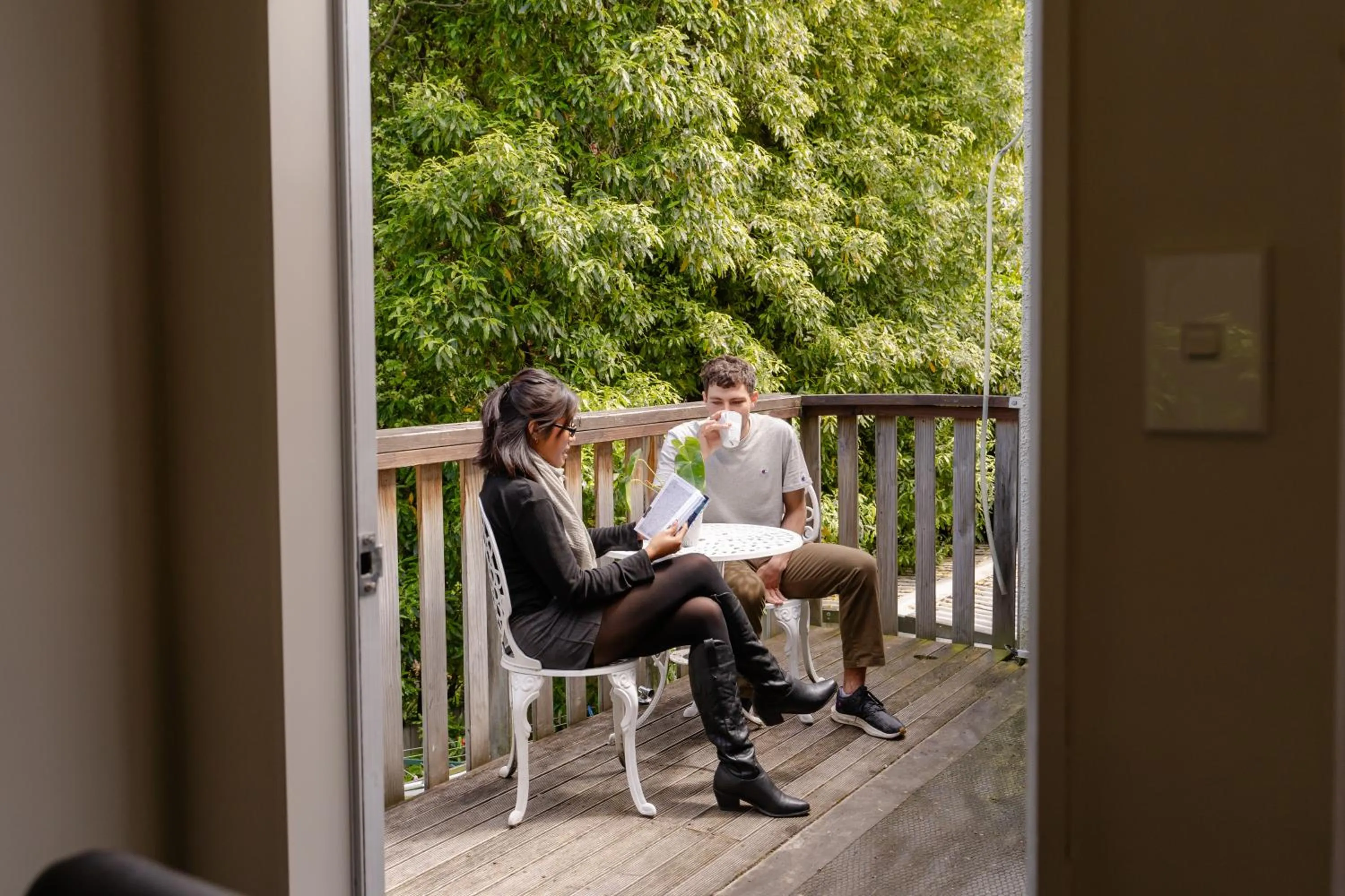 Patio in Haka House Queenstown