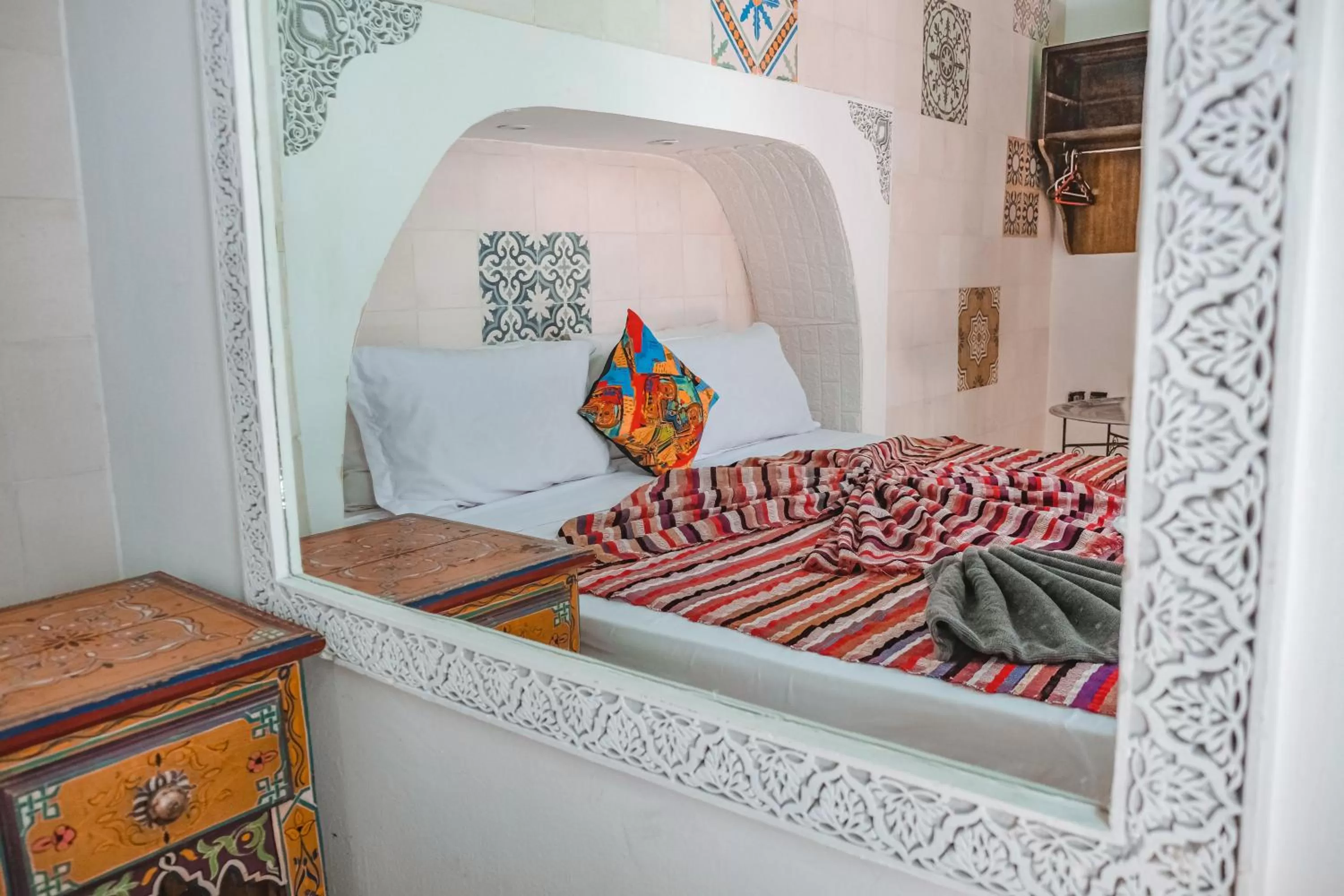 Bed in Héritage Lalla Aicha et SPA