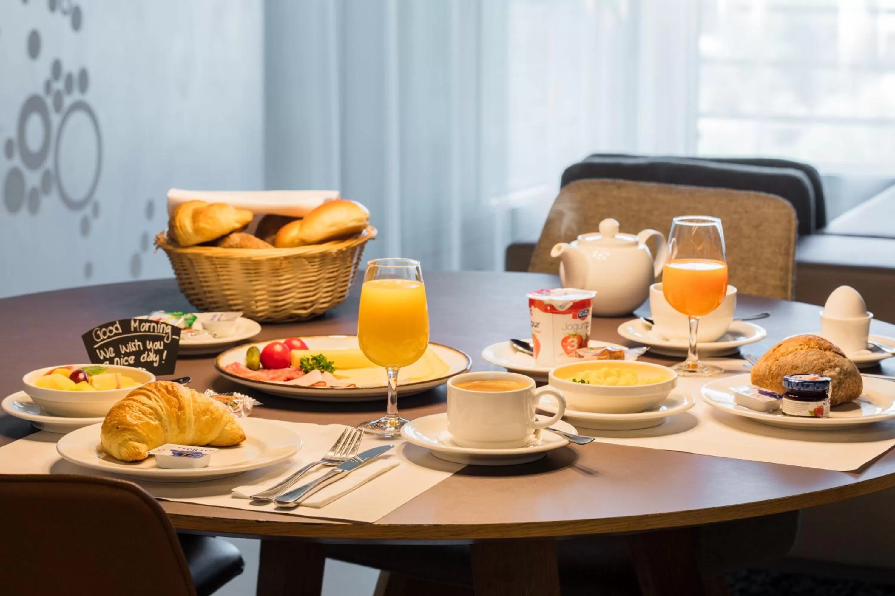 Continental breakfast in EMA House Hotel Suites