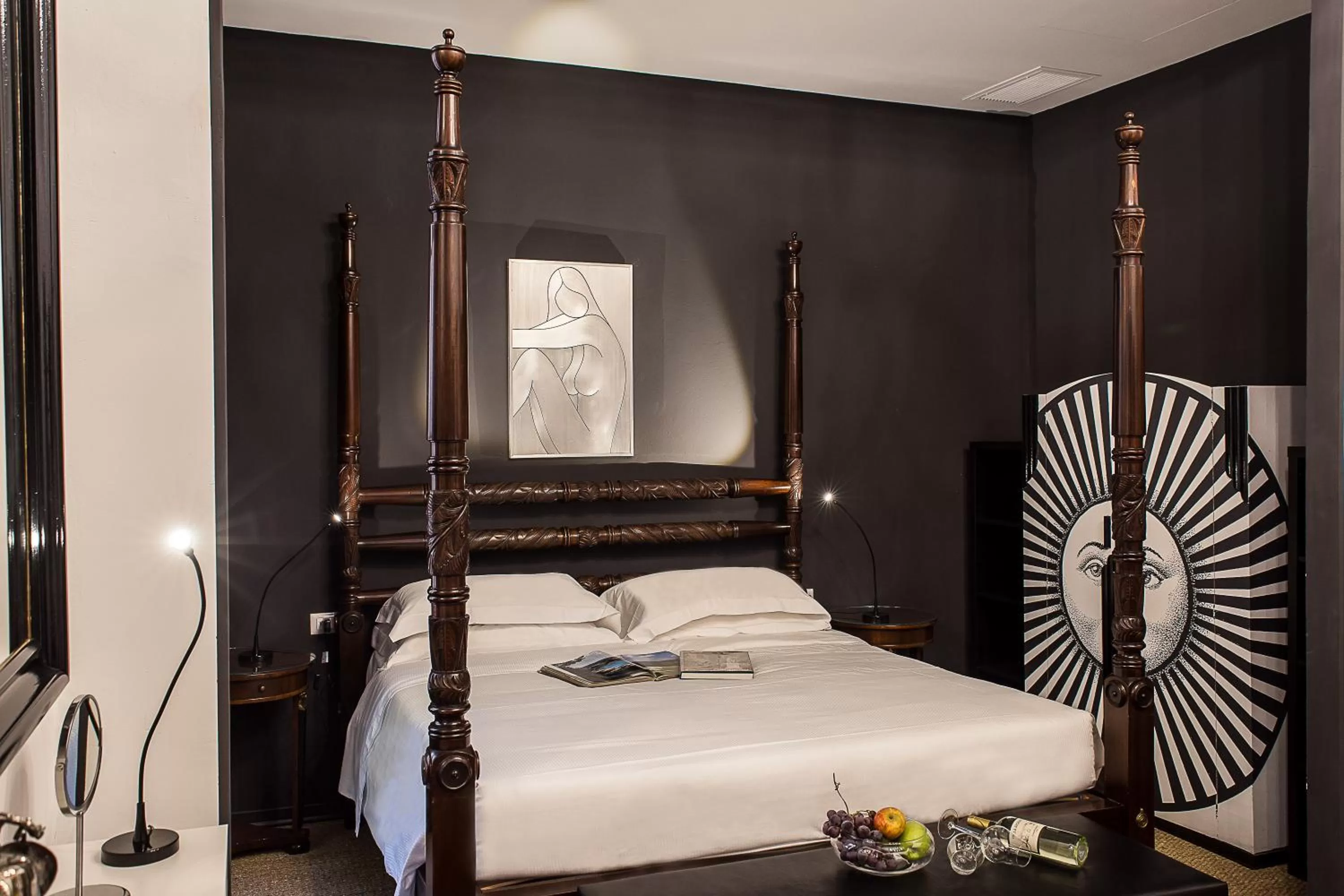 Bed in Porcellino Gallery Art Boutique BB