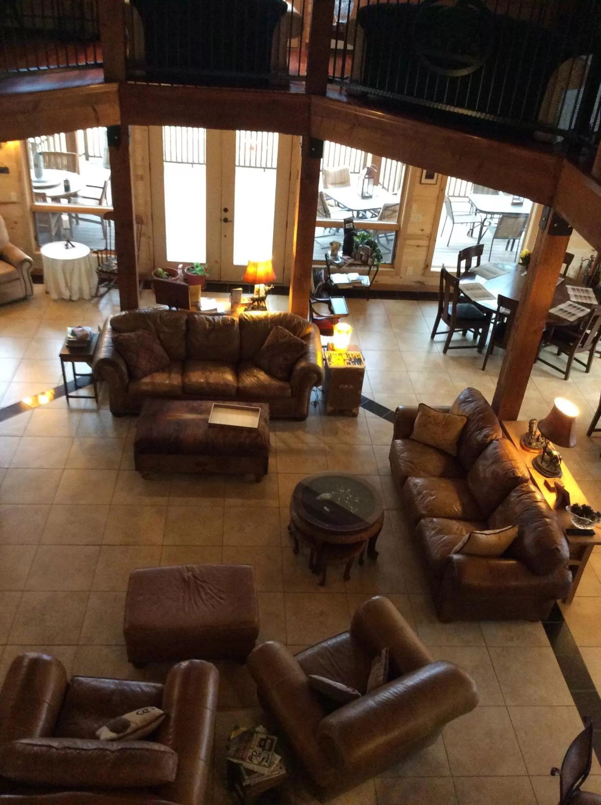 Living room in Elktrace Bed and Breakfast