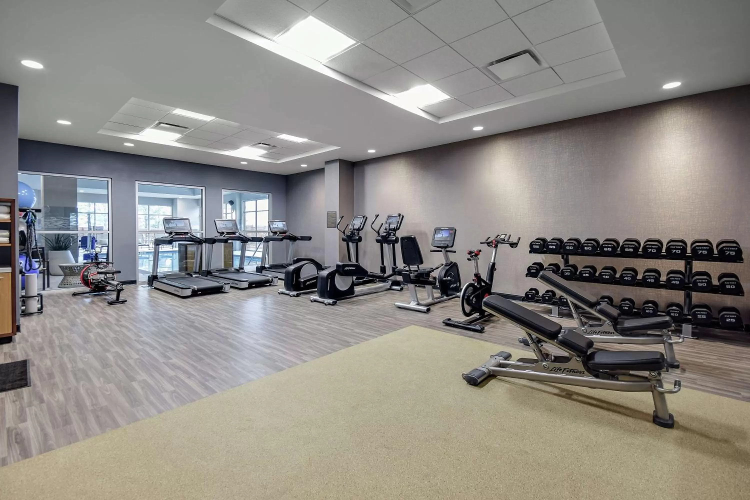 Fitness centre/facilities in Embassy Suites by Hilton Jonesboro Red Wolf Convention Center