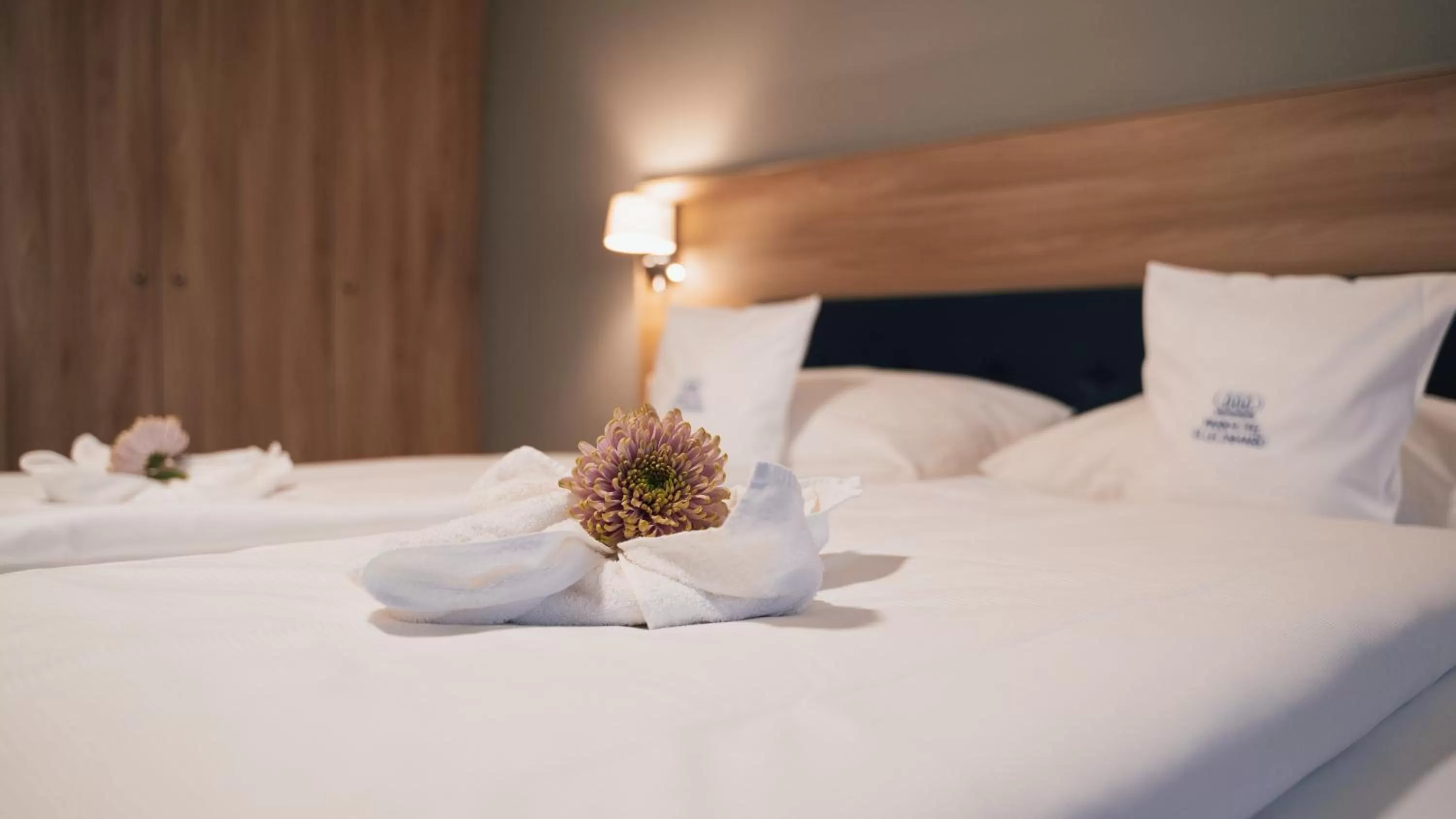 Bed in Parkhotel St.Leonhard