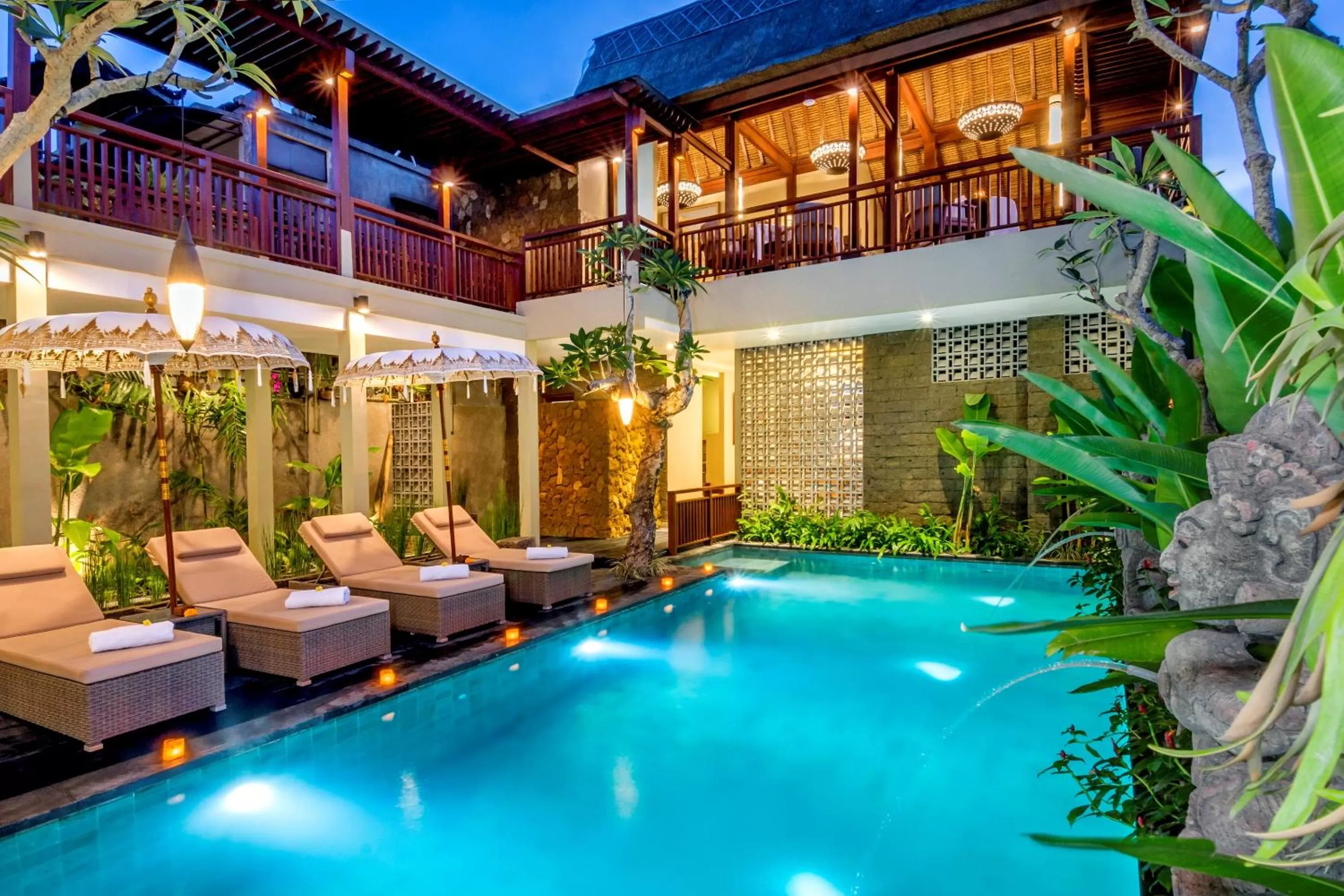 Swimming pool in Bumi Muwa Ubud Katiklantang