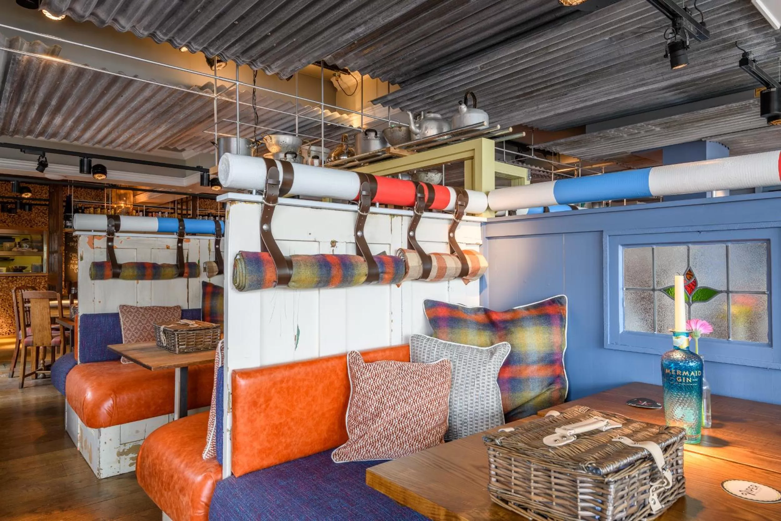 Seating area in The Running Horse