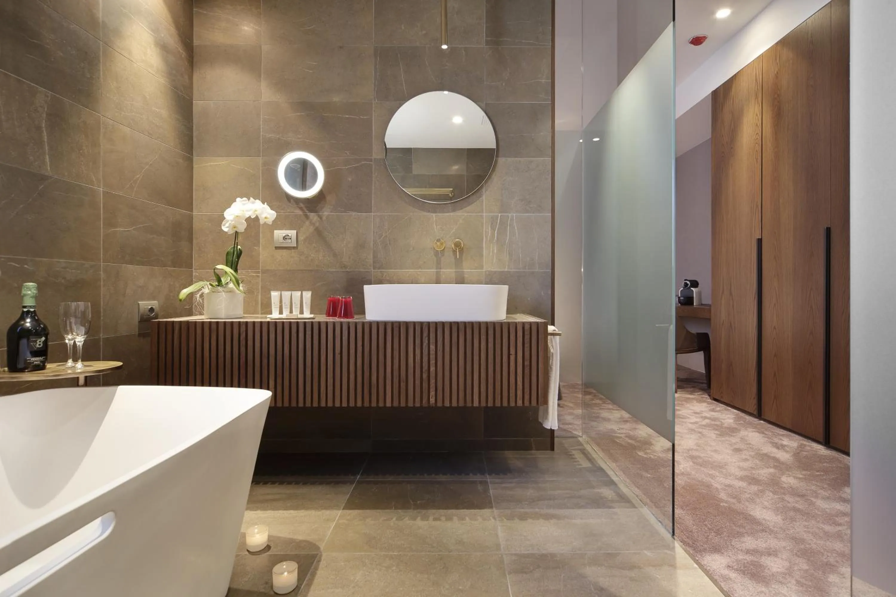 Bathroom in Grand Hotel Campione