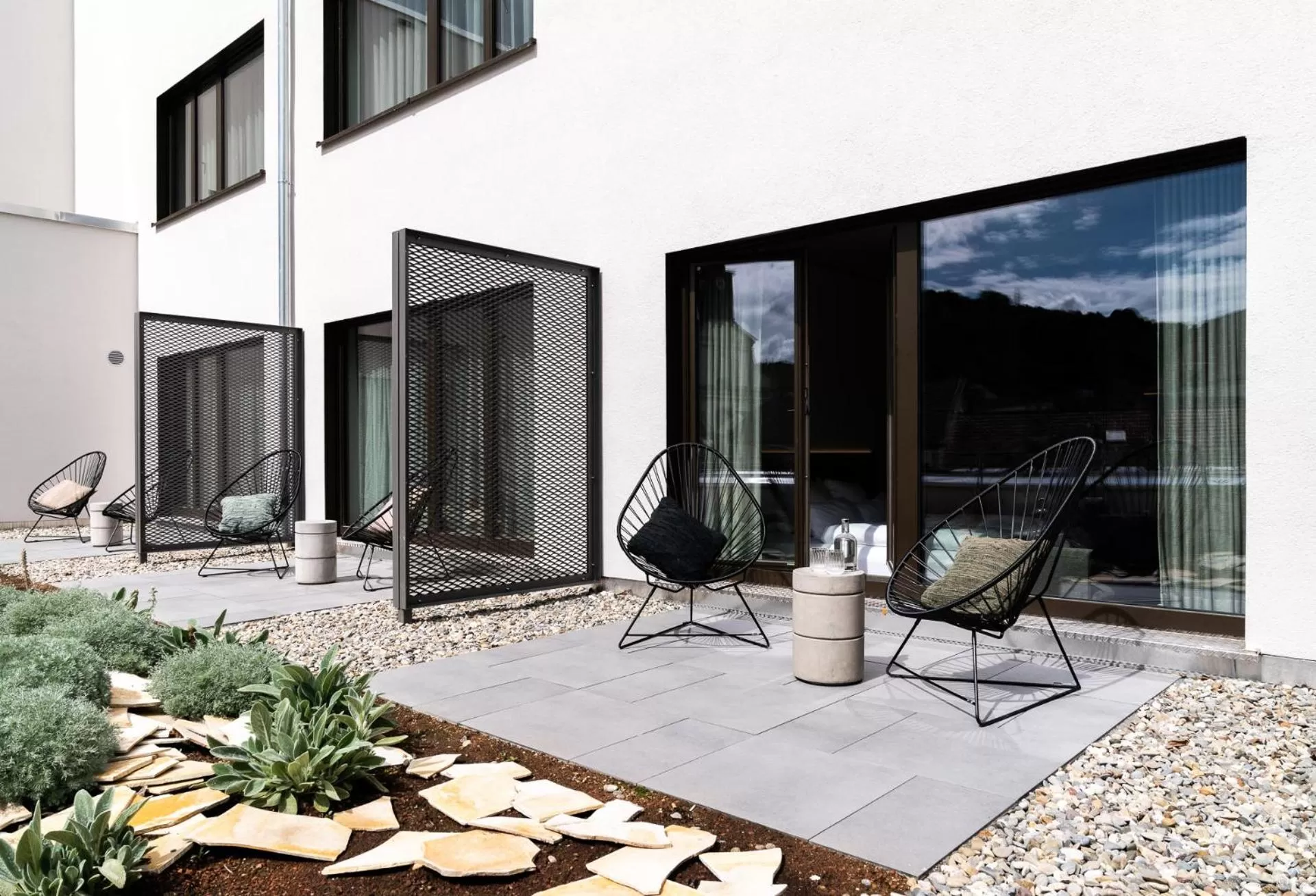 Inner courtyard view in Das Altmühltal Hotel & Restaurant