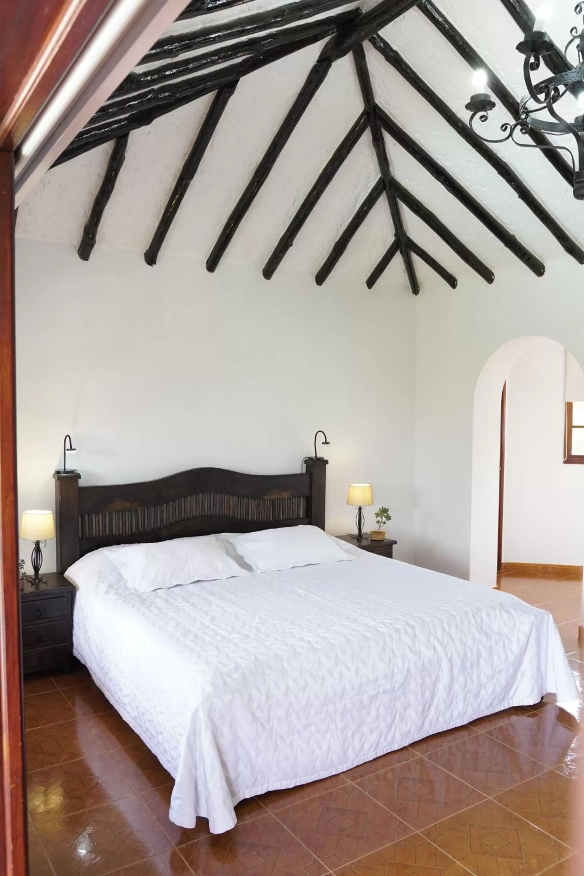 Photo of the whole room, Bed in Hotel Chalet El Castillo by Majuva