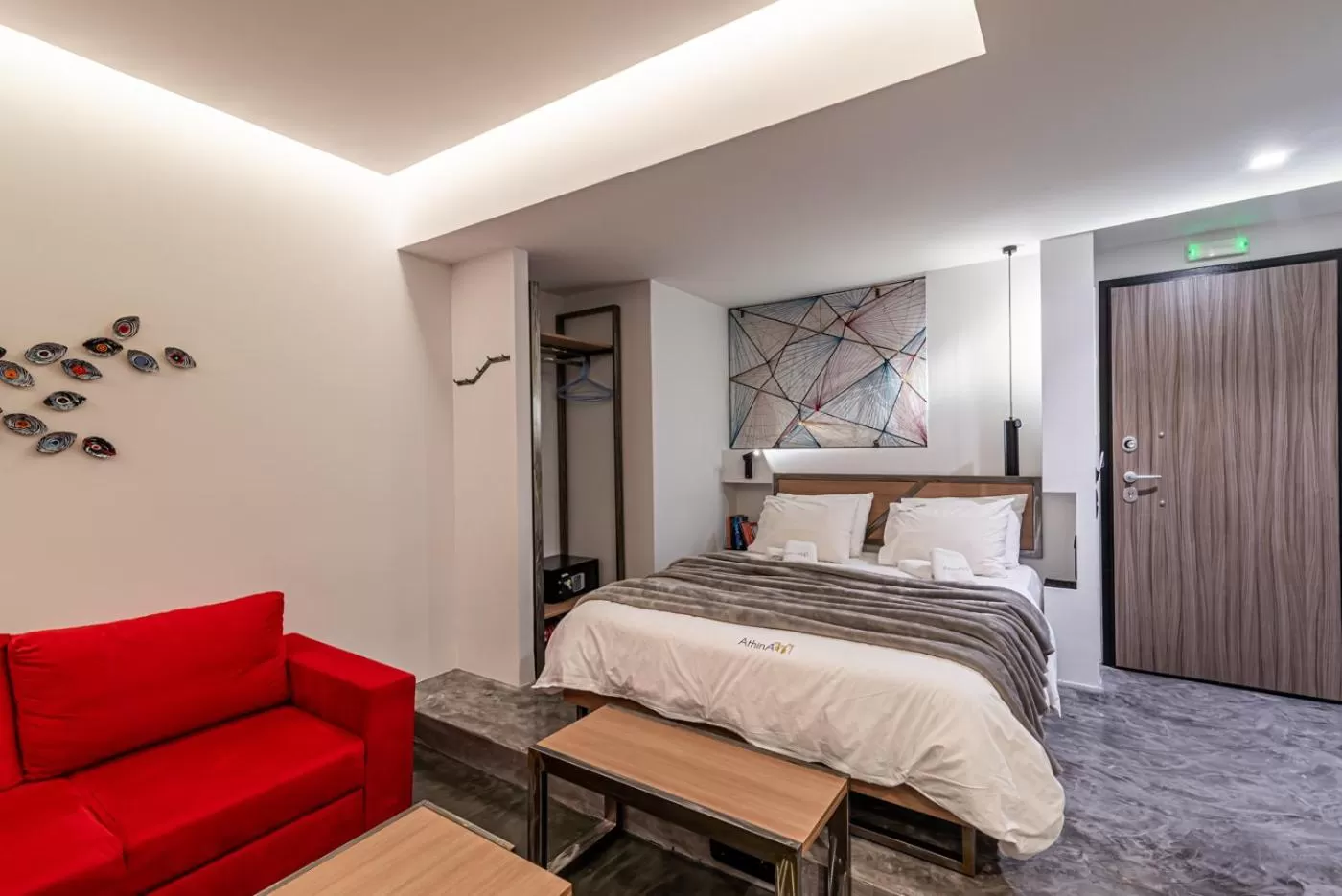 Bedroom, Bed in AthinA STREETAPARTMENTS