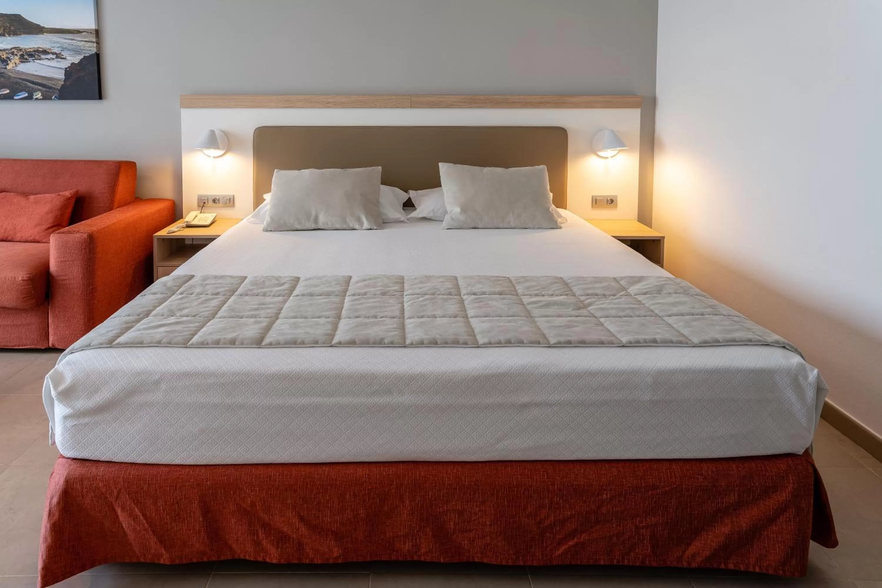 Bed in Hotel Lanzarote Village