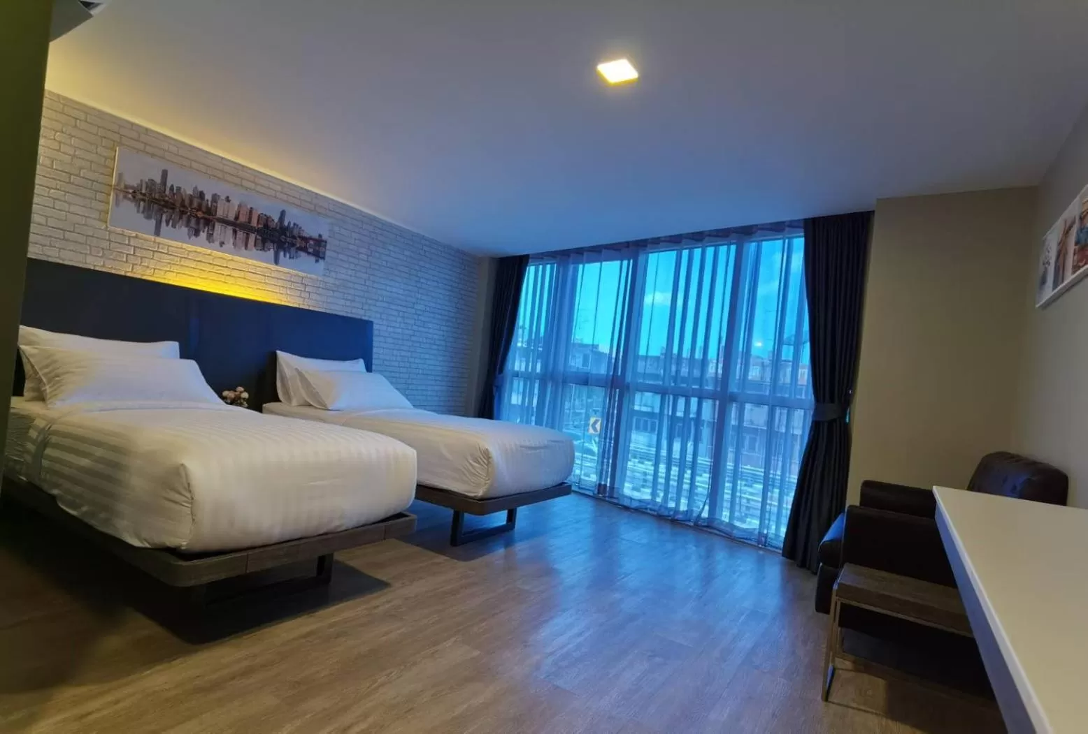 Bed in BB Glass House