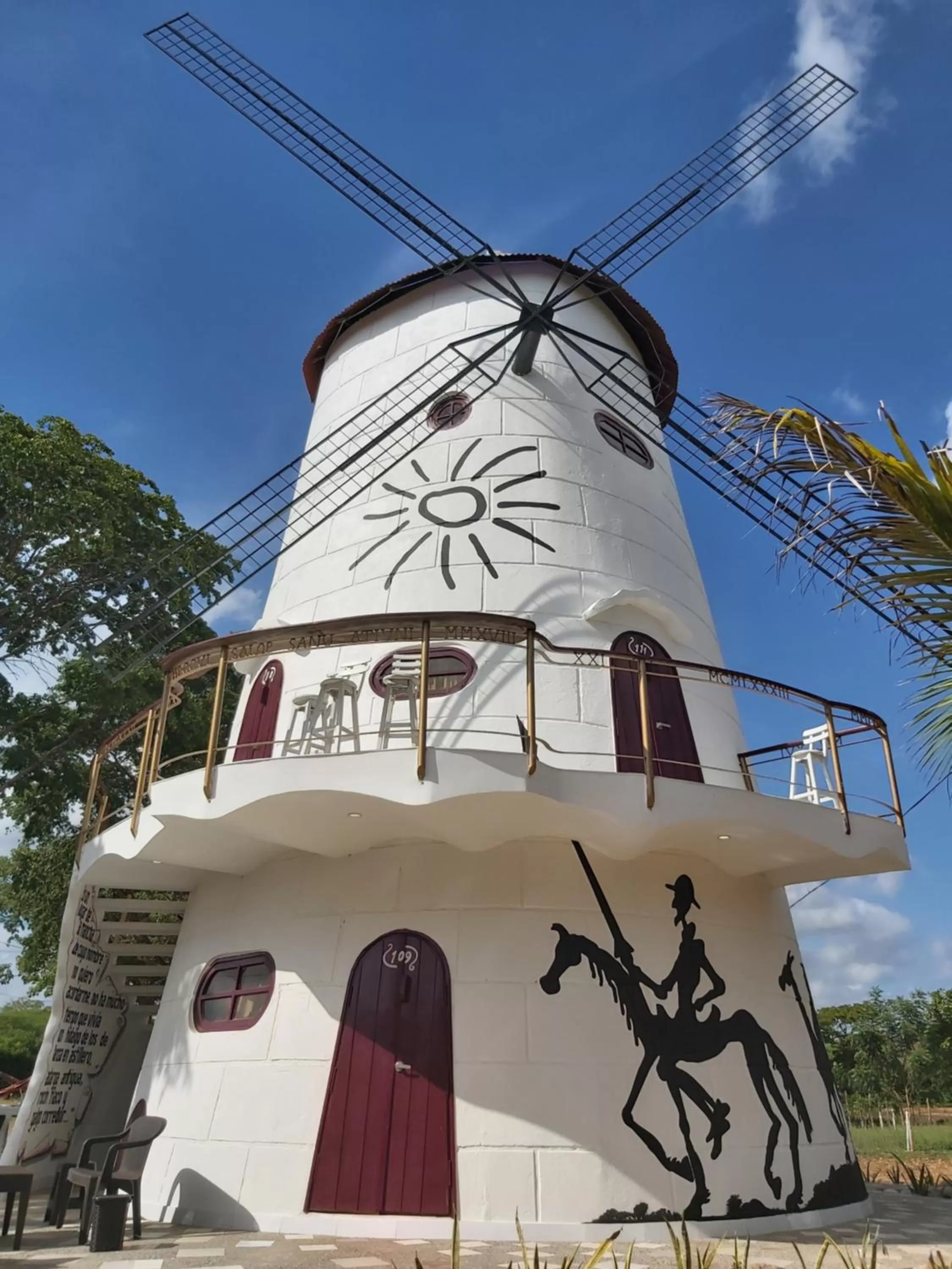 Property Building in Eco-Hotel Villa Elina