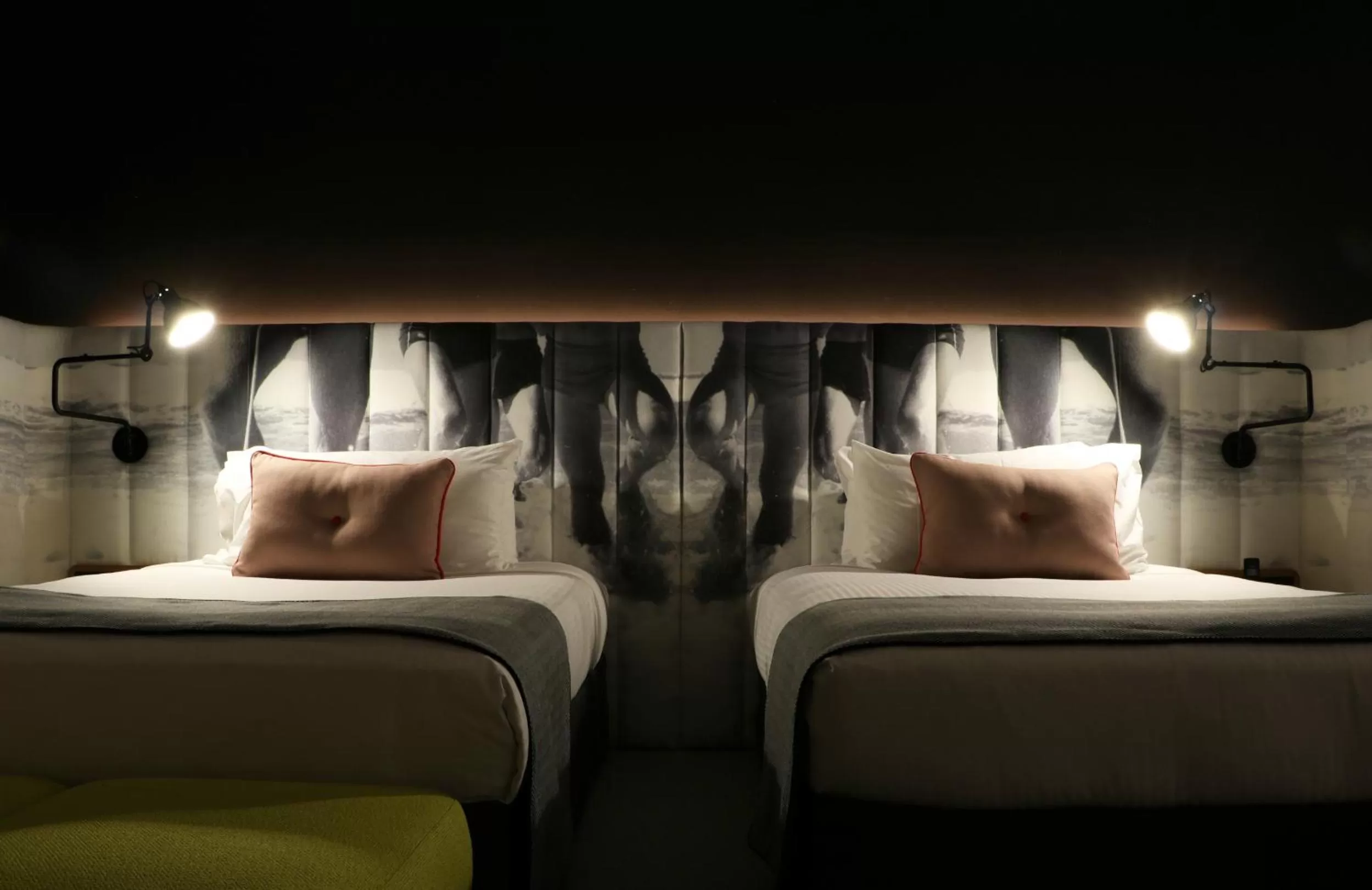 Bed in Ovolo Sydney Woolloomooloo, a Wyndham Hotel