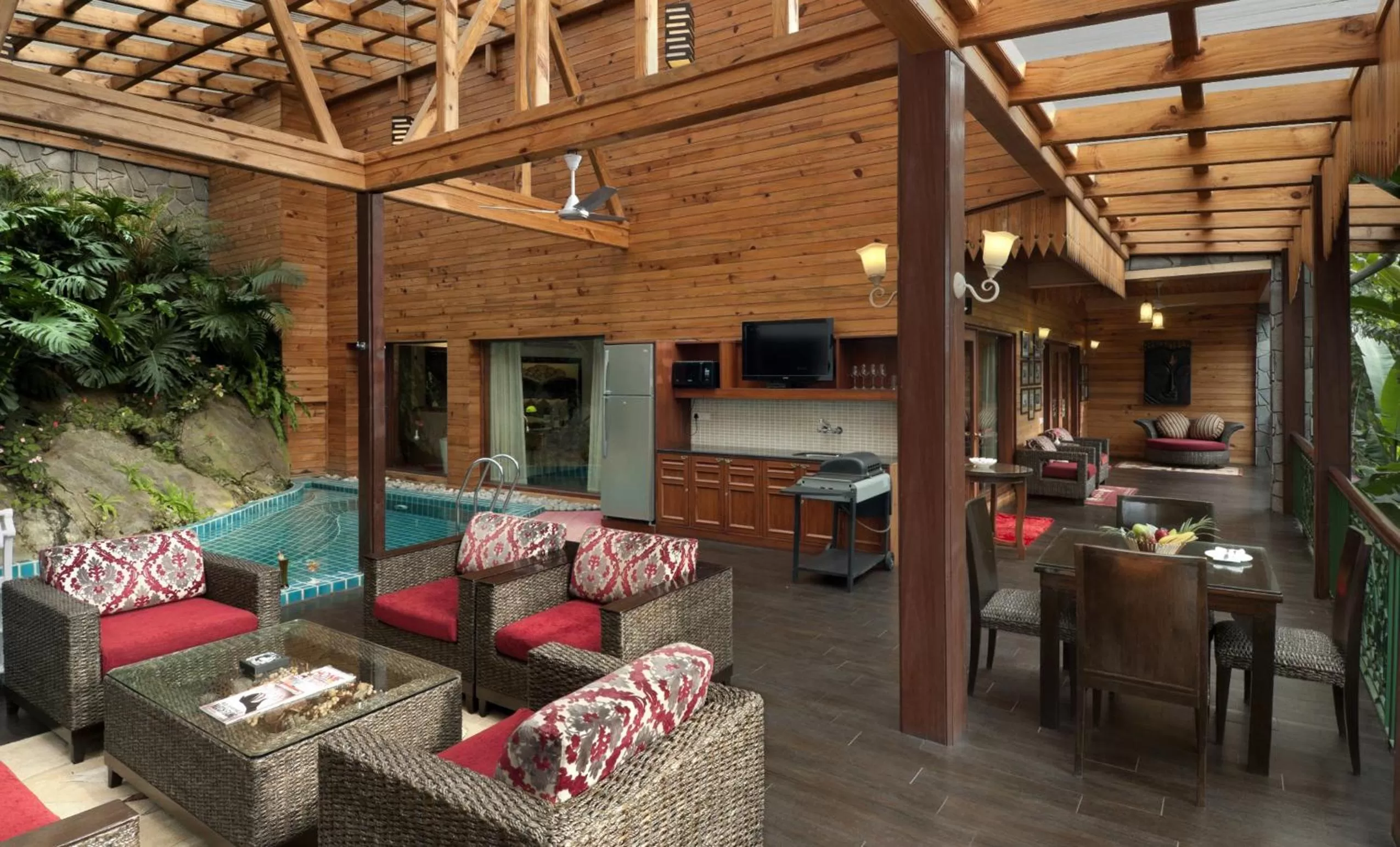 Patio in Mayfair Spa Resort & Casino