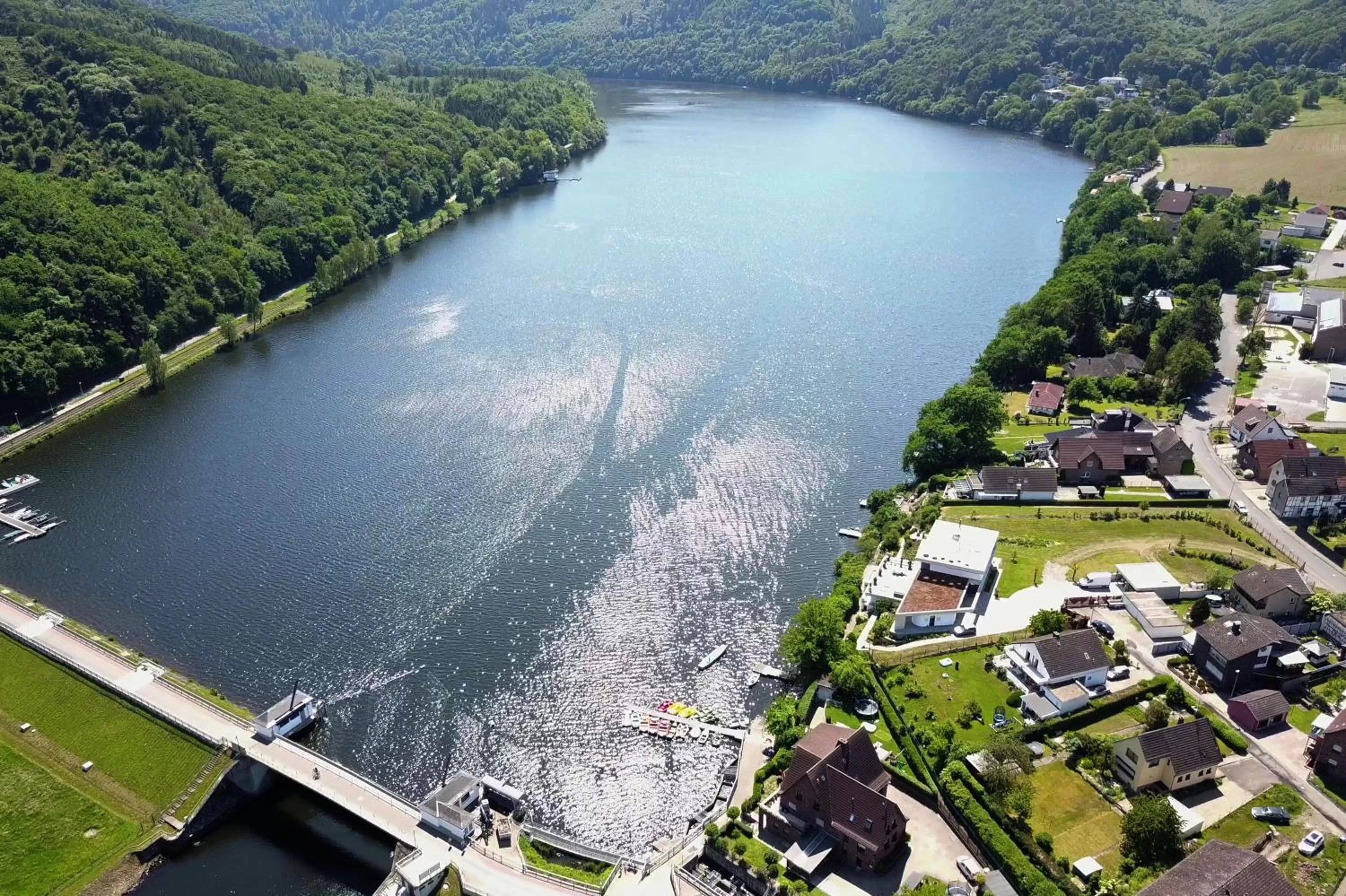 Lake view, Bird's-eye View in Hotel am See