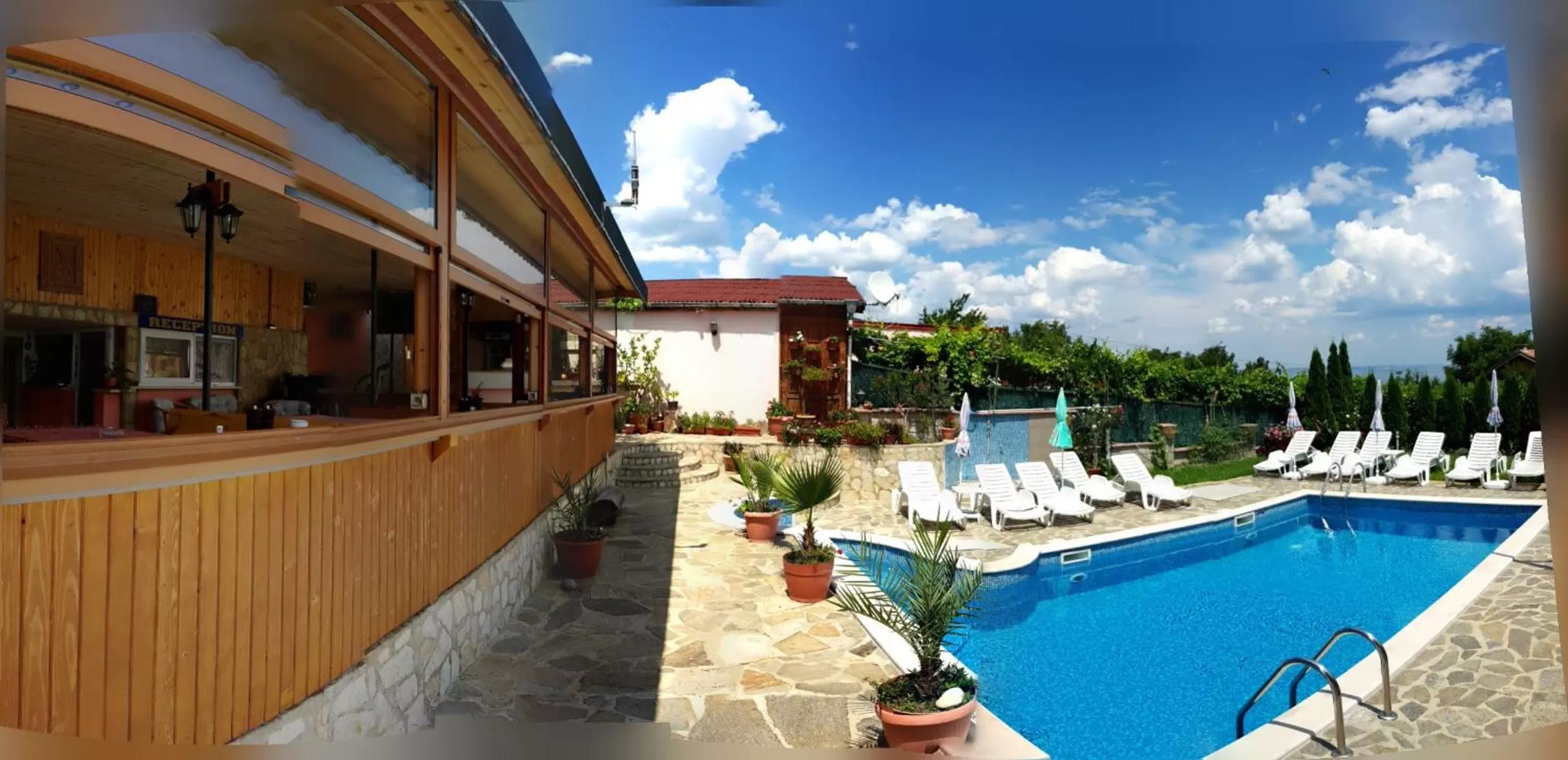 Swimming pool in Hotel Poseidon