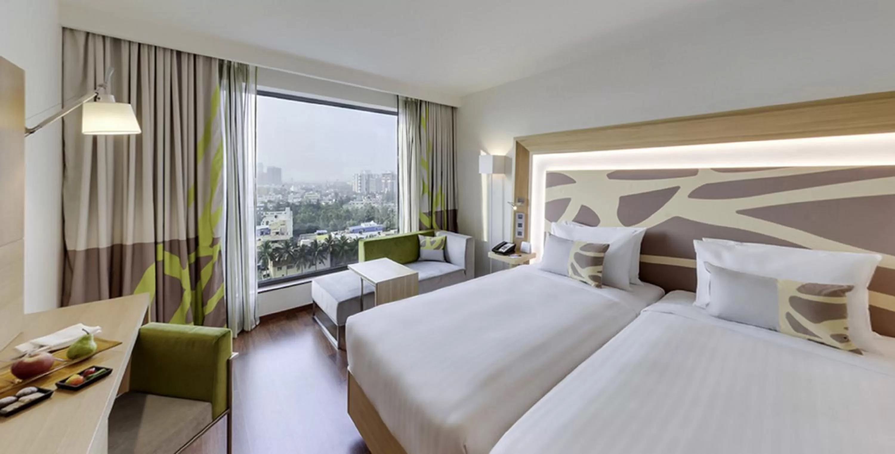 Bedroom, Bed in Novotel Chennai OMR