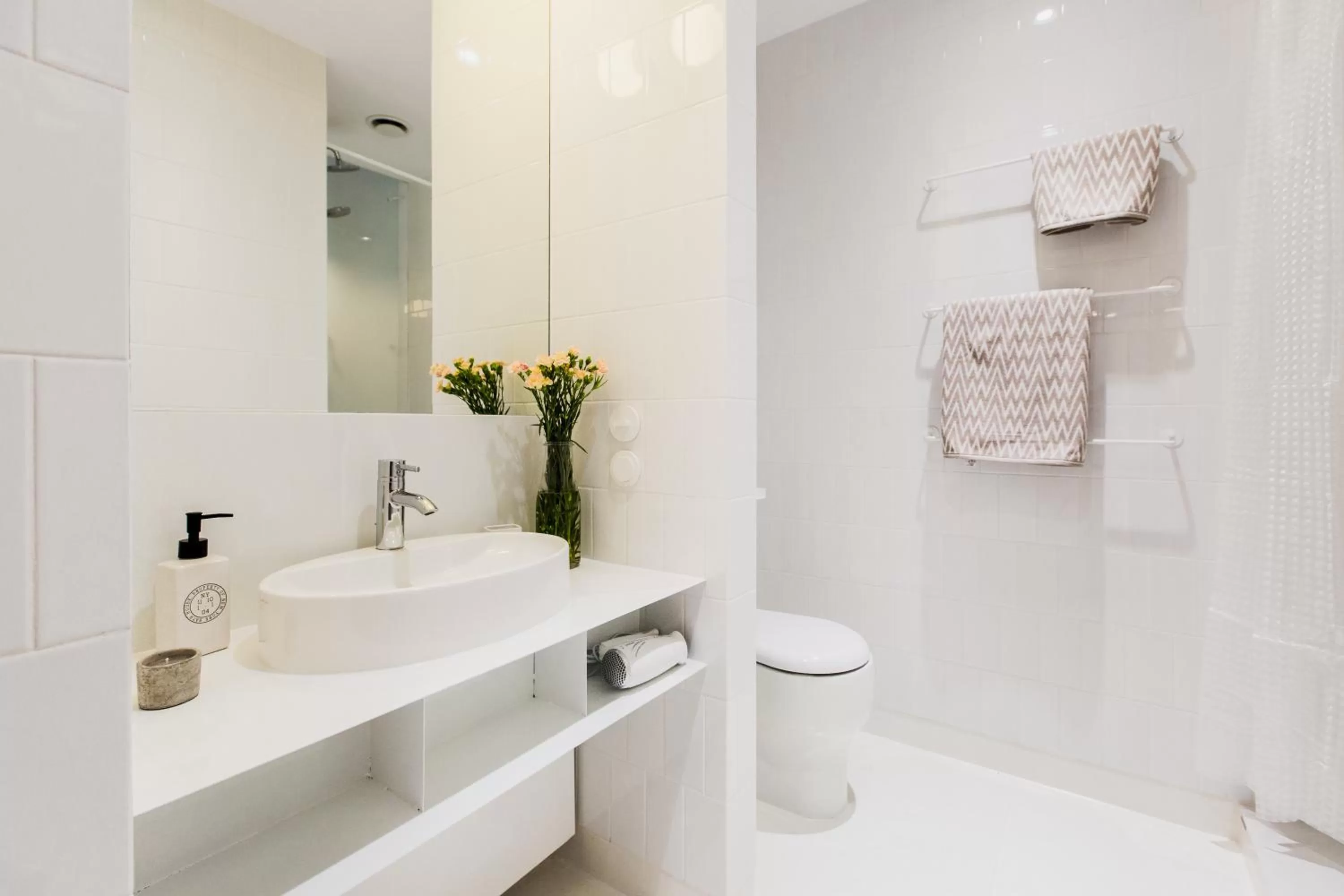 Shower, Bathroom in Apartamenty Browar Perła - Perła Brewery Apartments