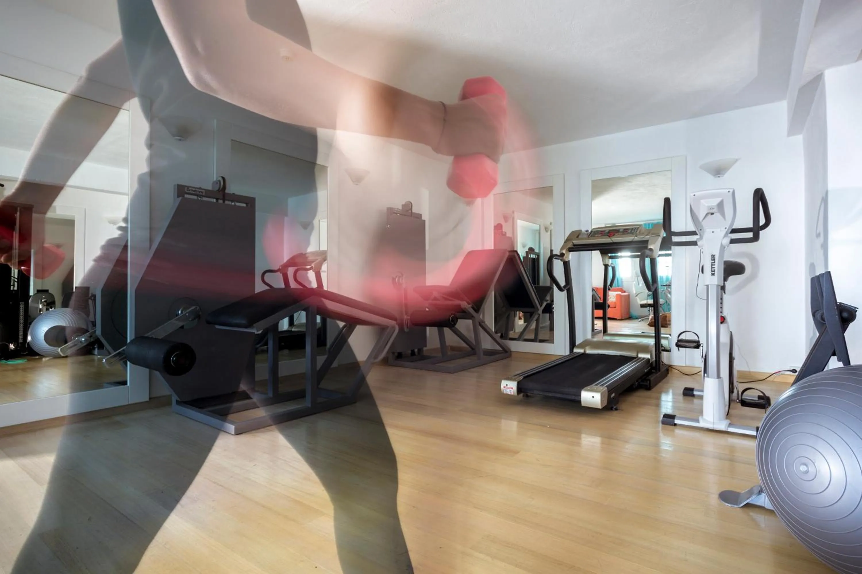 Fitness centre/facilities in Aegean Suites, Santikos Collection