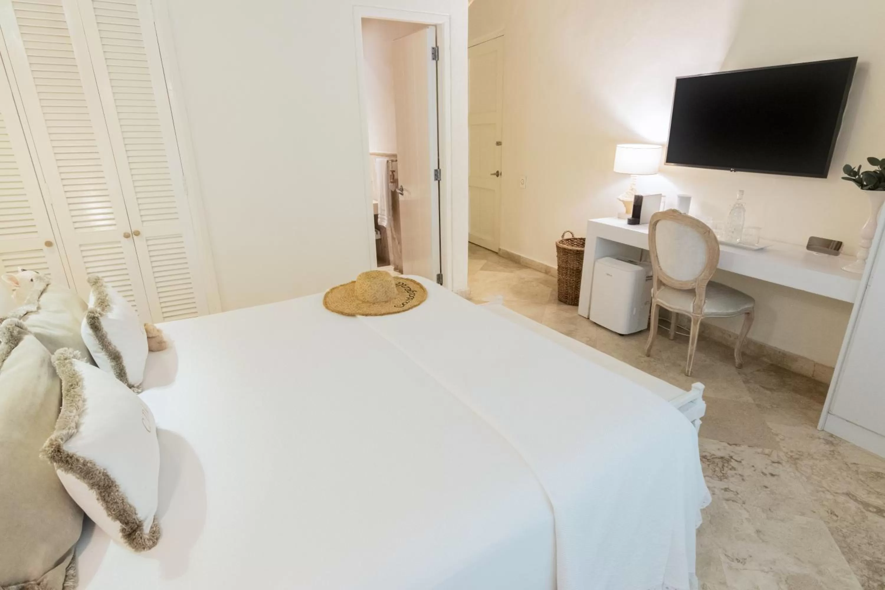 Bed in Casa Diluca Cartagena Hotel Boutique