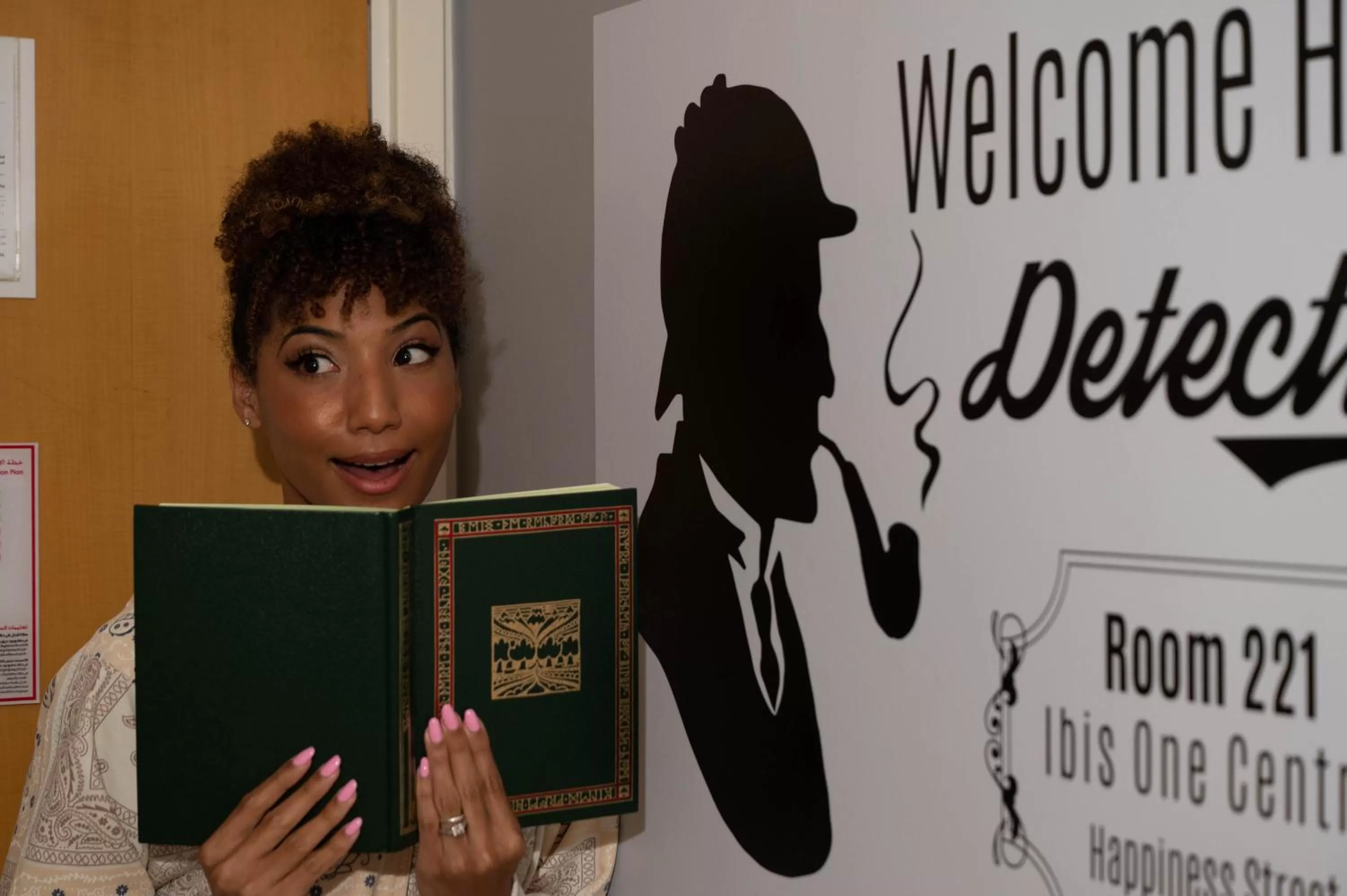 Decorative detail in ibis Dubai One Central