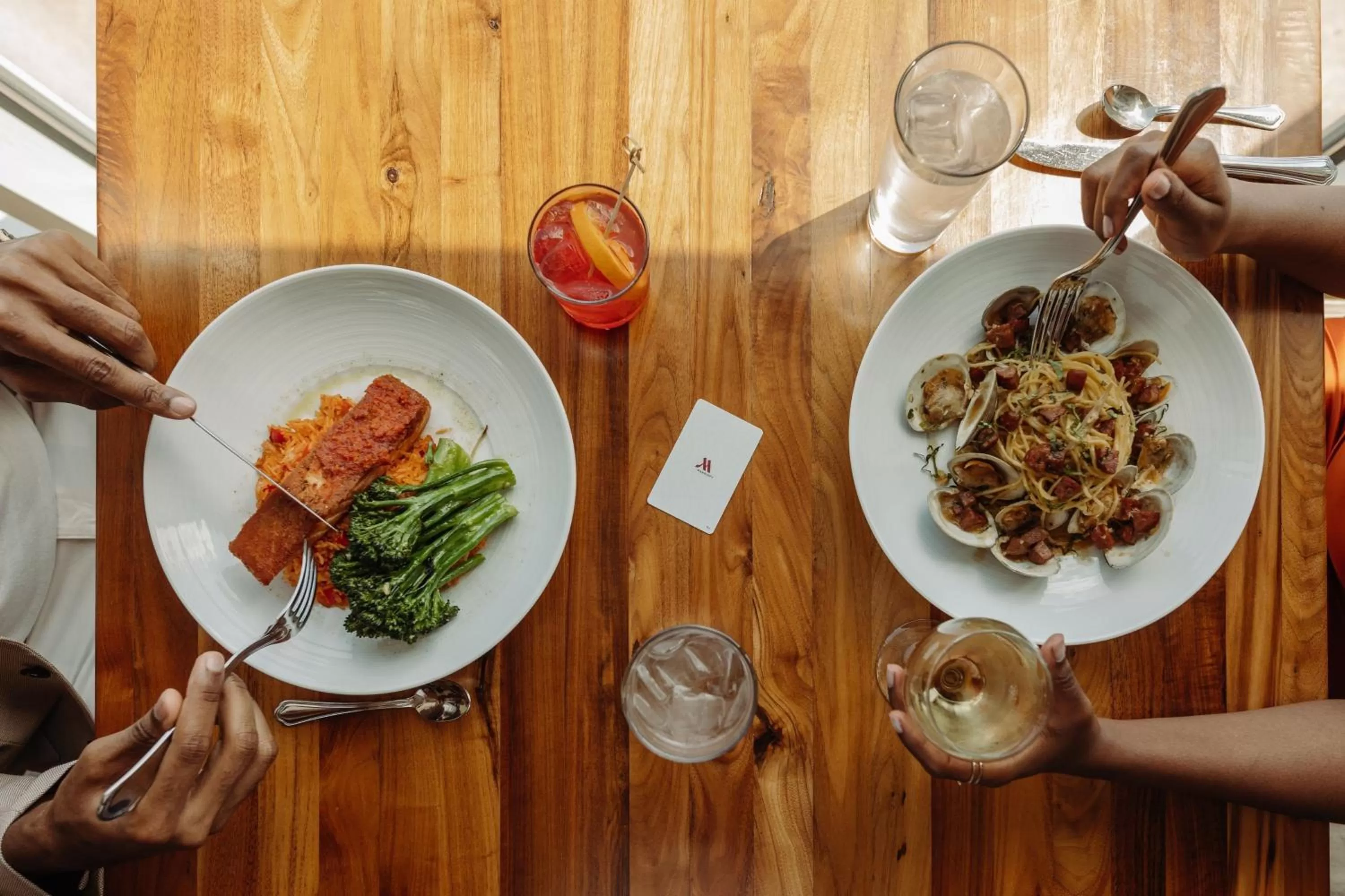 Restaurant/places to eat in Newport Marriott Hotel & Spa