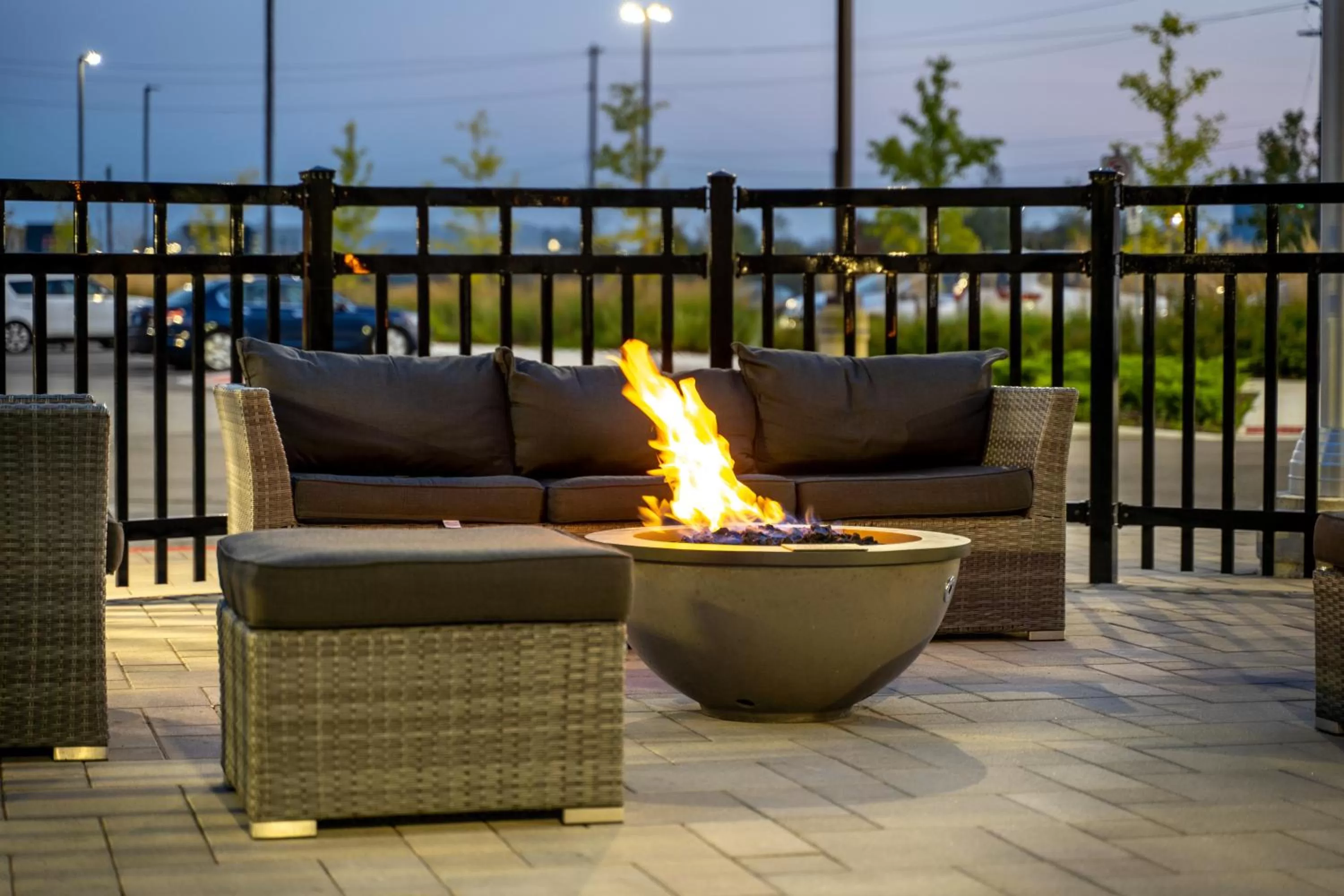 Patio in TownePlace Suites by Marriott Brantford and Conference Centre