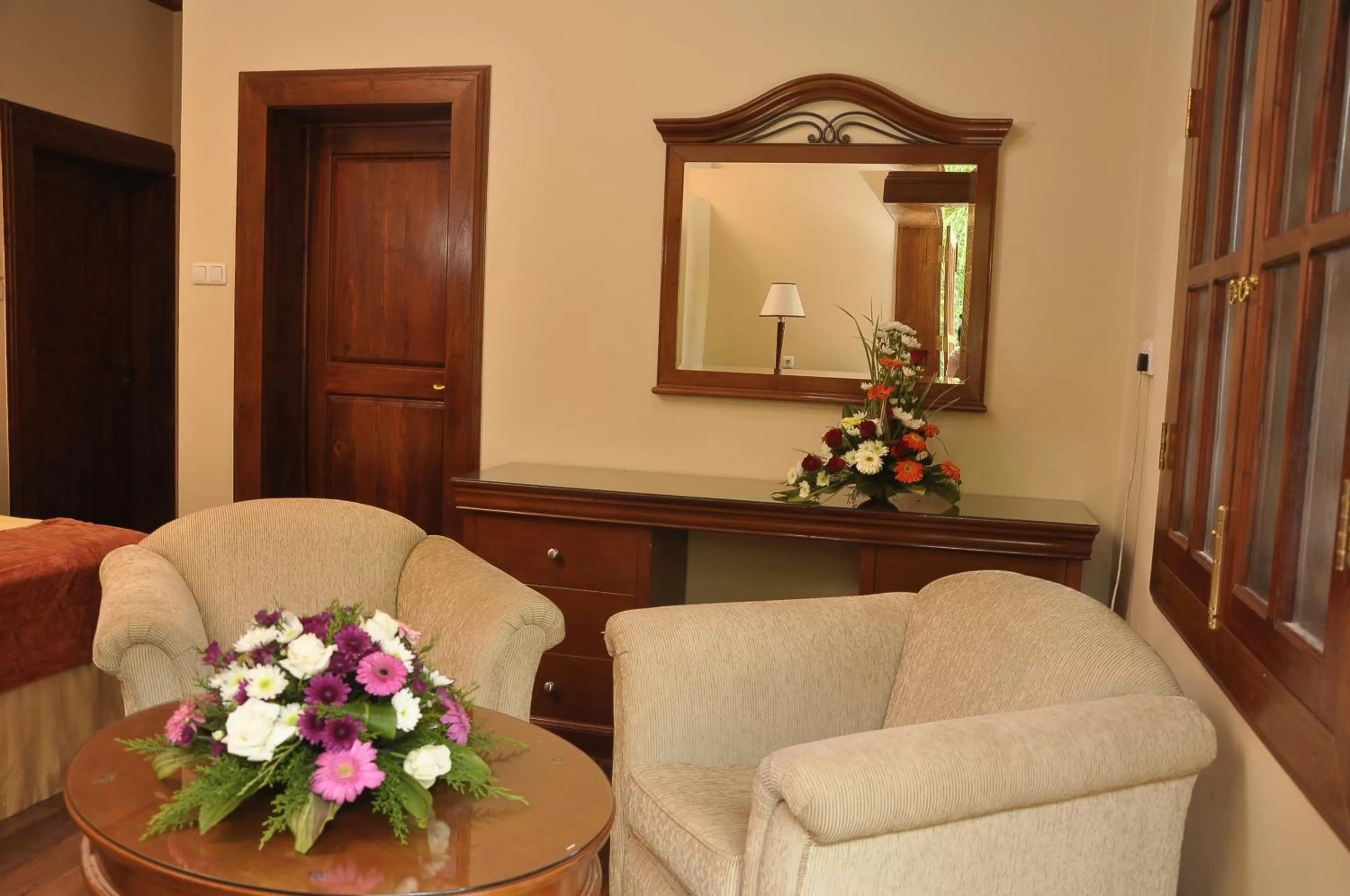 Seating Area in Hotel 4 U Saliya Garden