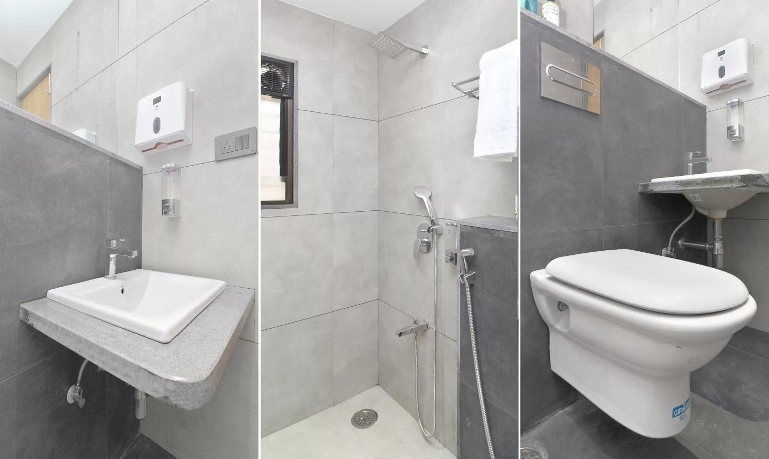 Toilet in Treebo City Inn, Satara