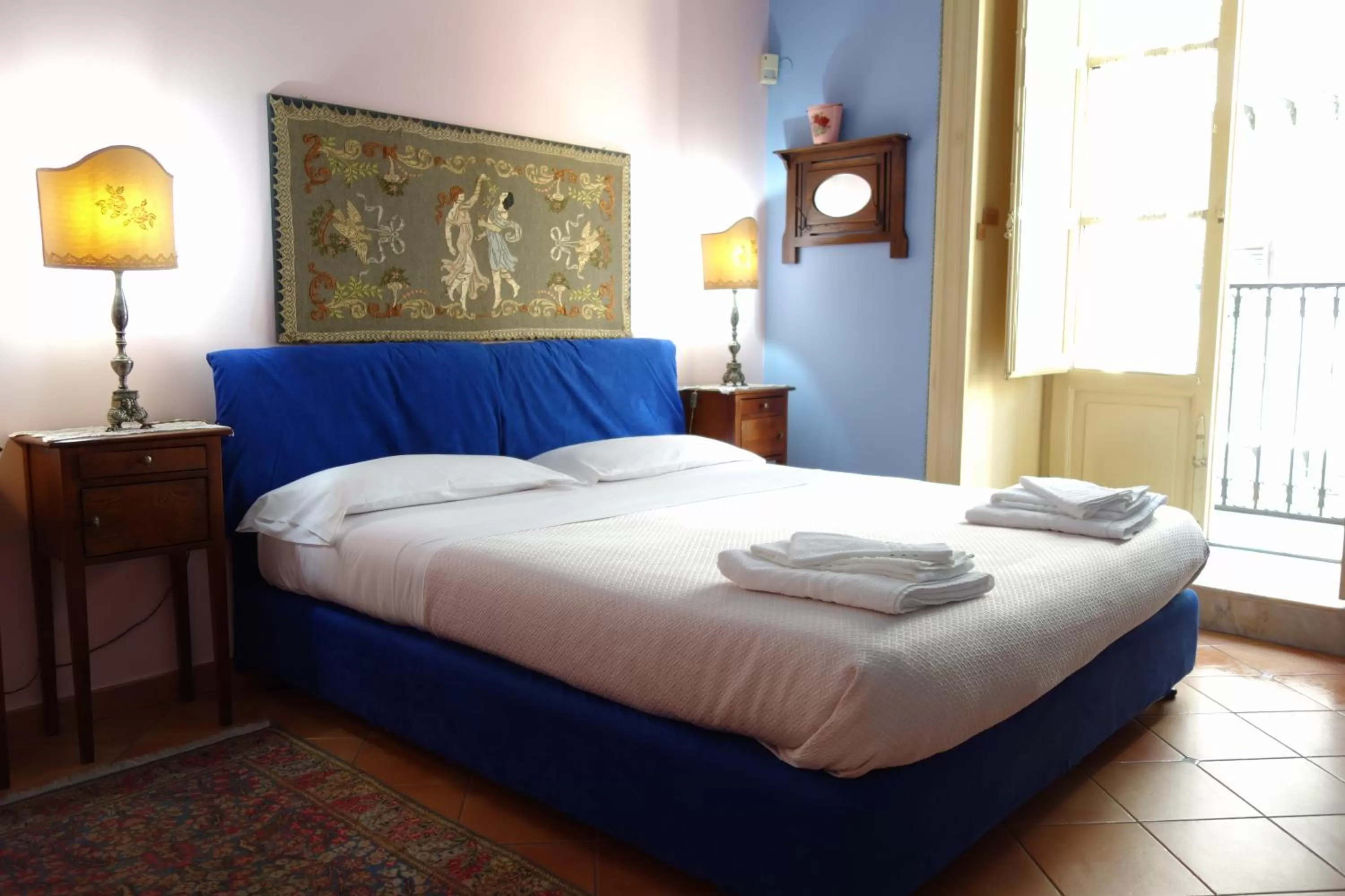 Bed in Vittorio Emanuele Rooms di Prinzi